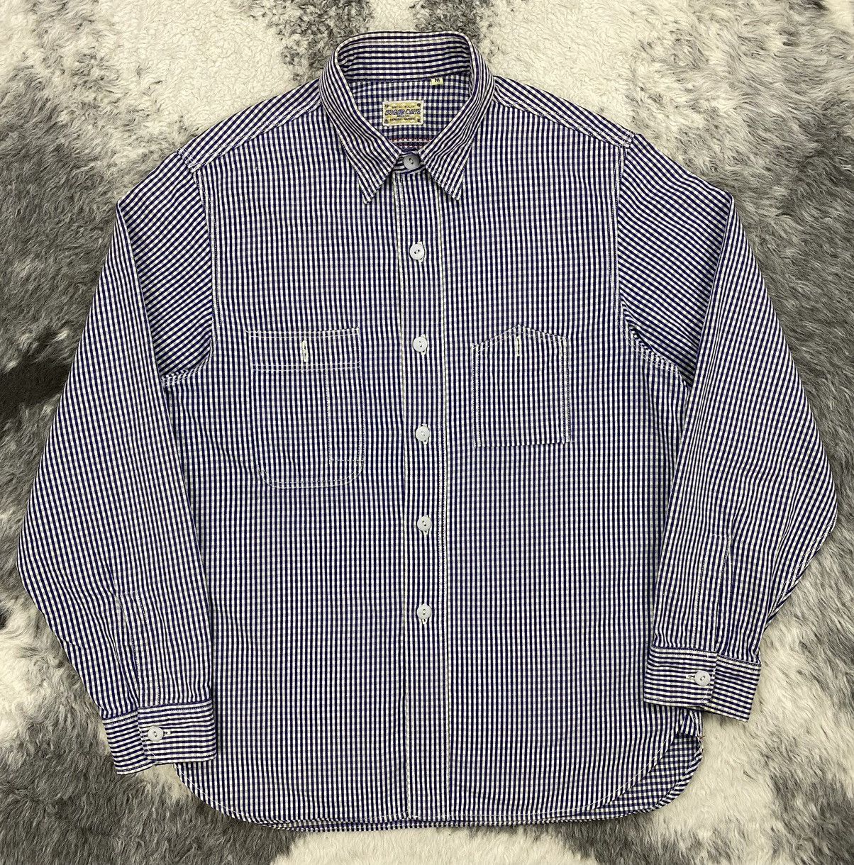 Sugar Cane × Toyo Enterprises Vintage SUGAR CANE “Paradise Garment” Small Checked Indigo Size US M / EU 48-50 / 2 - 1 Thumbnail
