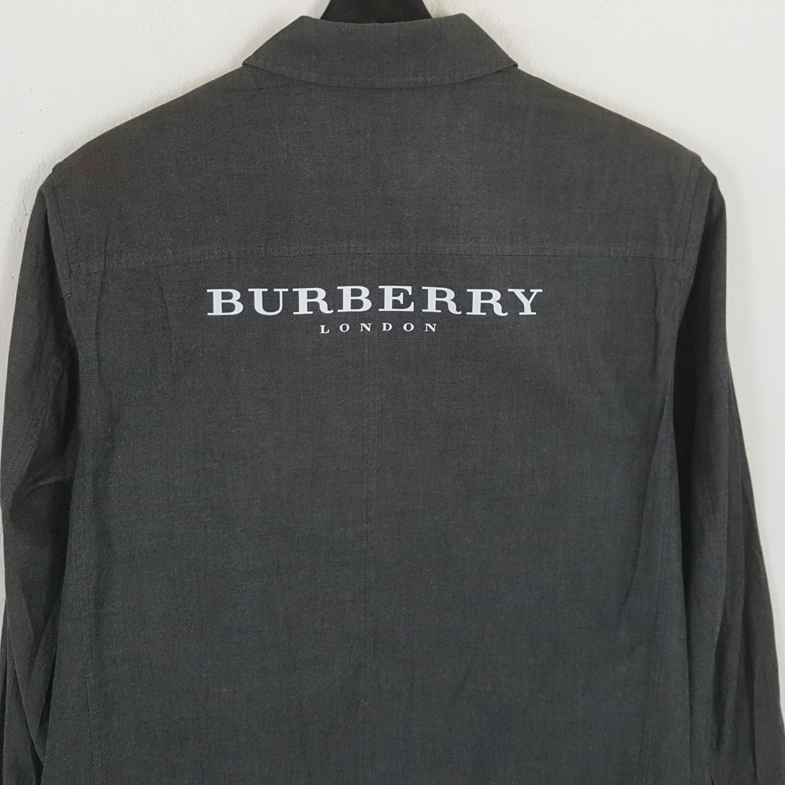 Burberry × Vintage BURBERRY LONDON Fashion Style Custom Art Jacket Size US L / EU 52-54 / 3 - 2 Thumbnail