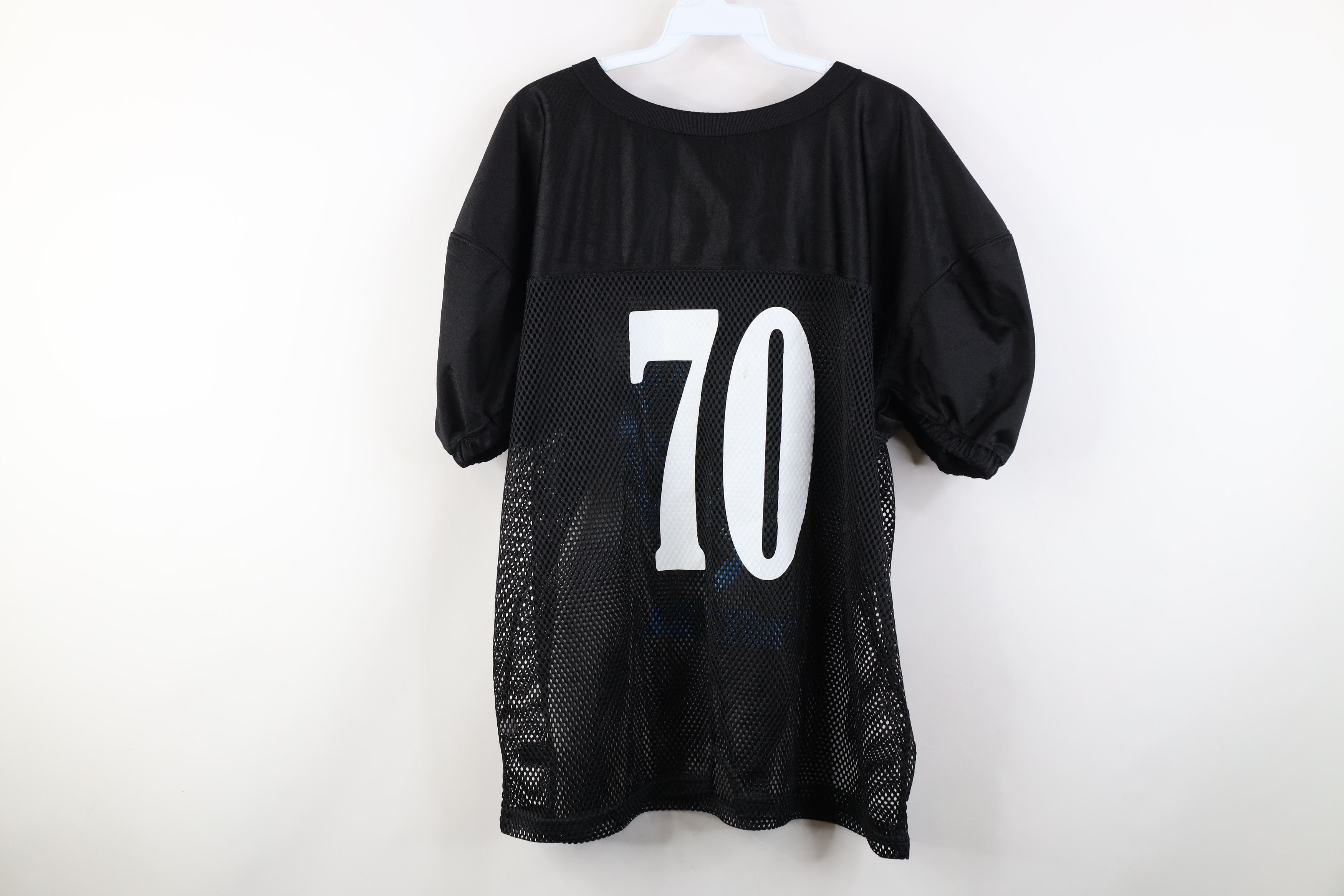 Vintage Vintage Y2K Mesh Detroit Lions Football Jersey Black #70 Size US M / EU 48-50 / 2 - 12 Thumbnail