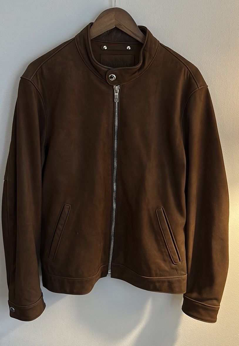 Thursday Boots Thursday Racer Leather Jacket Tobacco Men’s L Slim | Grailed