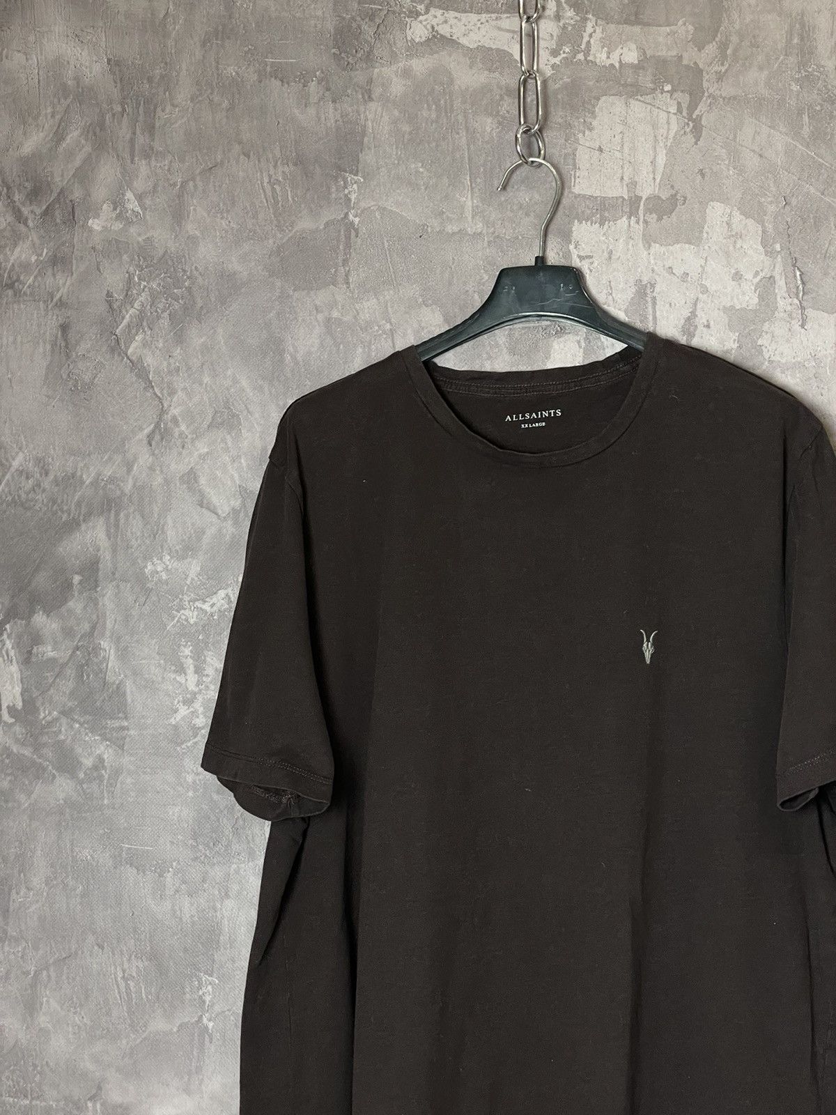 Allsaints × Vintage AllSaints Men’s Brown Brace Crew Short Sleeve T-Shirt Size US XXL / EU 58 / 5 - 4 Thumbnail