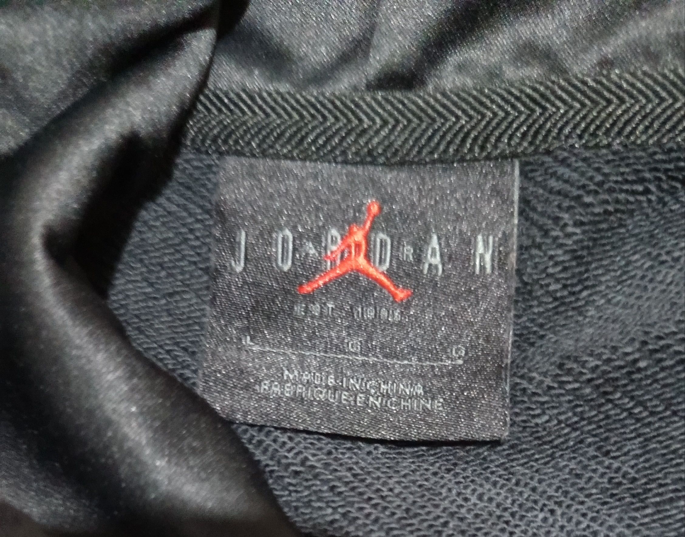Nike Nike x Air Jordan Cropped Satin Lined Hoodie Size L / US 10 / IT 46 - 4 Thumbnail