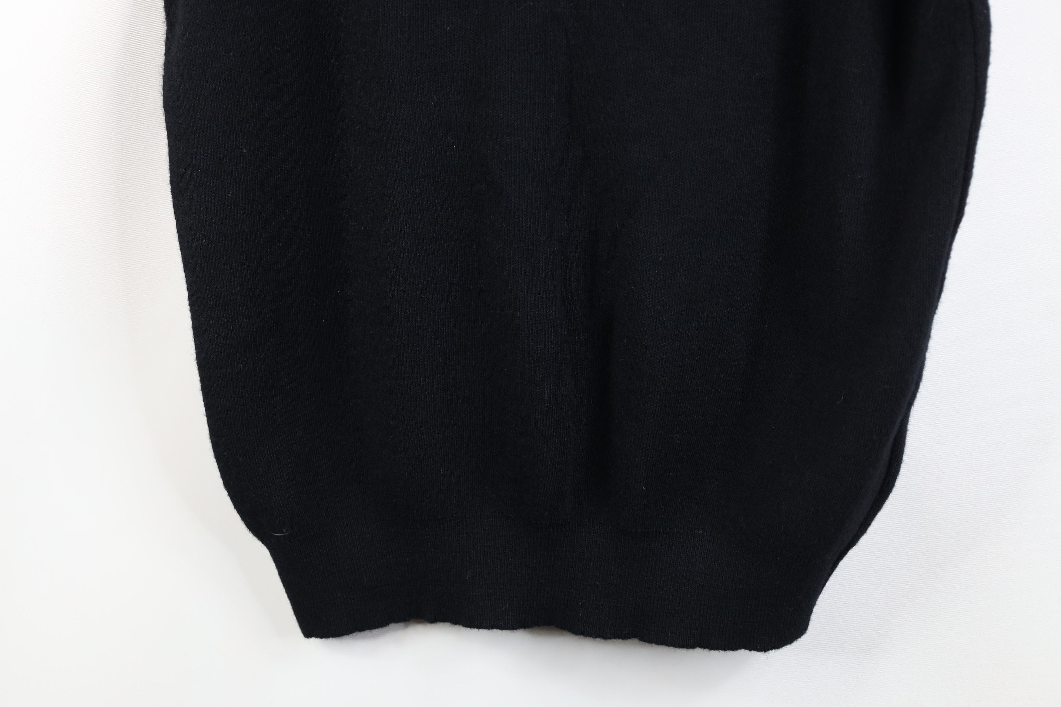 Vintage Vintage 70s Streetwear Sleeveless Sweater Vest Black USA Size XL / US 12-14 / IT 48-50 - 9 Thumbnail