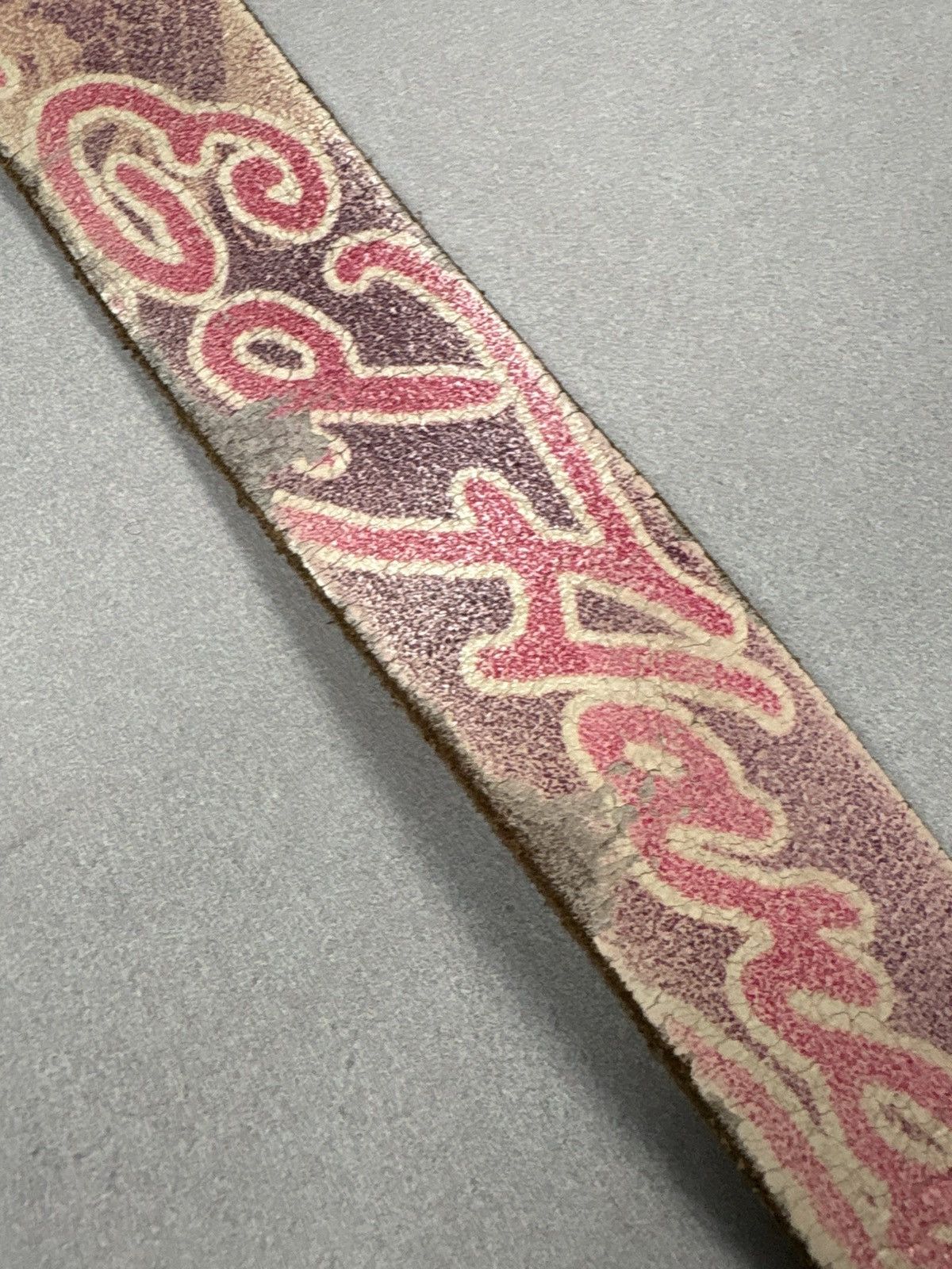 Ed Hardy Ed Hardy Leather Belt Koi Fish Japanese Vintage Y2K Tattoo Size ONE SIZE - 8 Thumbnail
