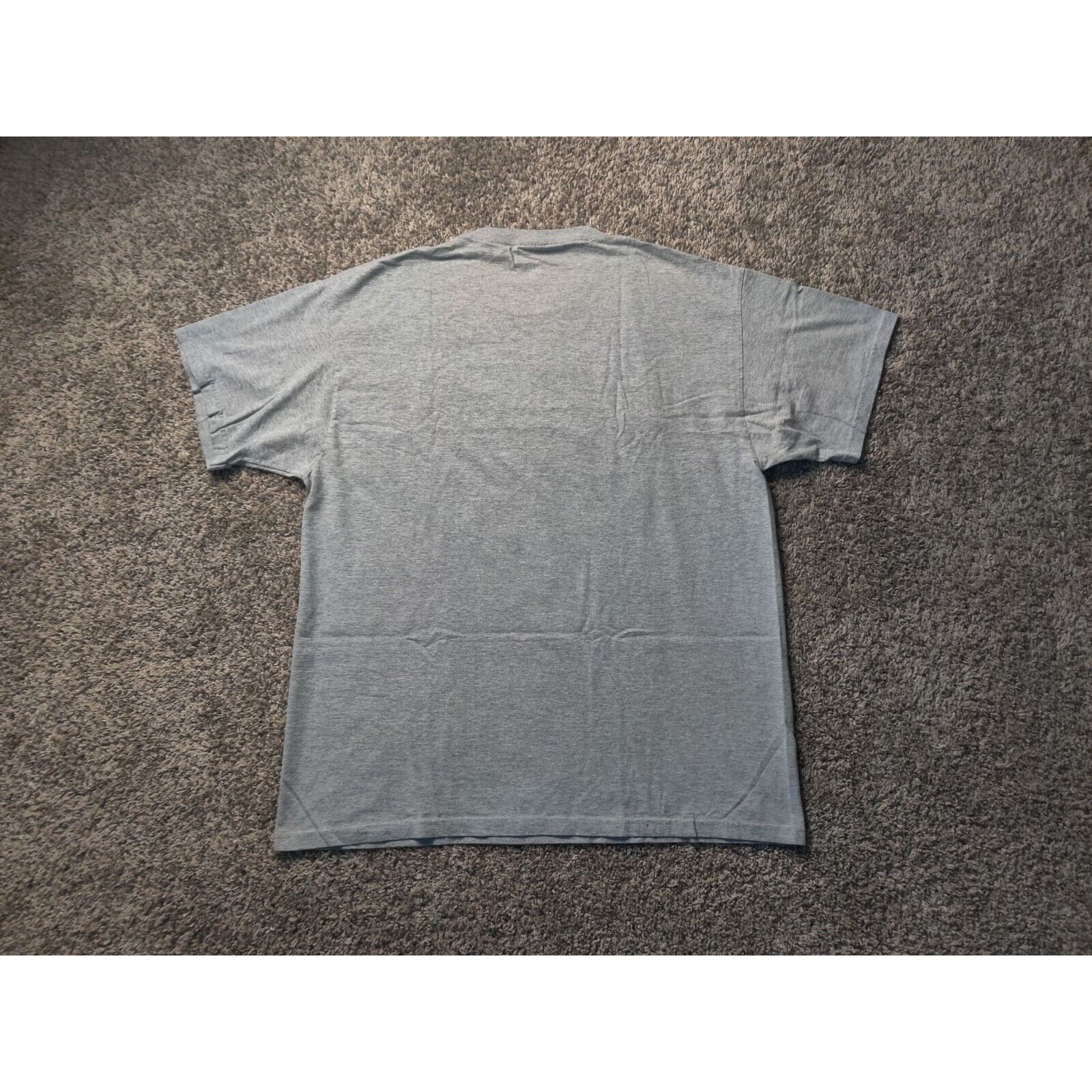 Jerzees Atlanta Gerogia Shirt Adult Mens XL Gray Red Spell Out Size US XL / EU 56 / 4 - 6 Thumbnail