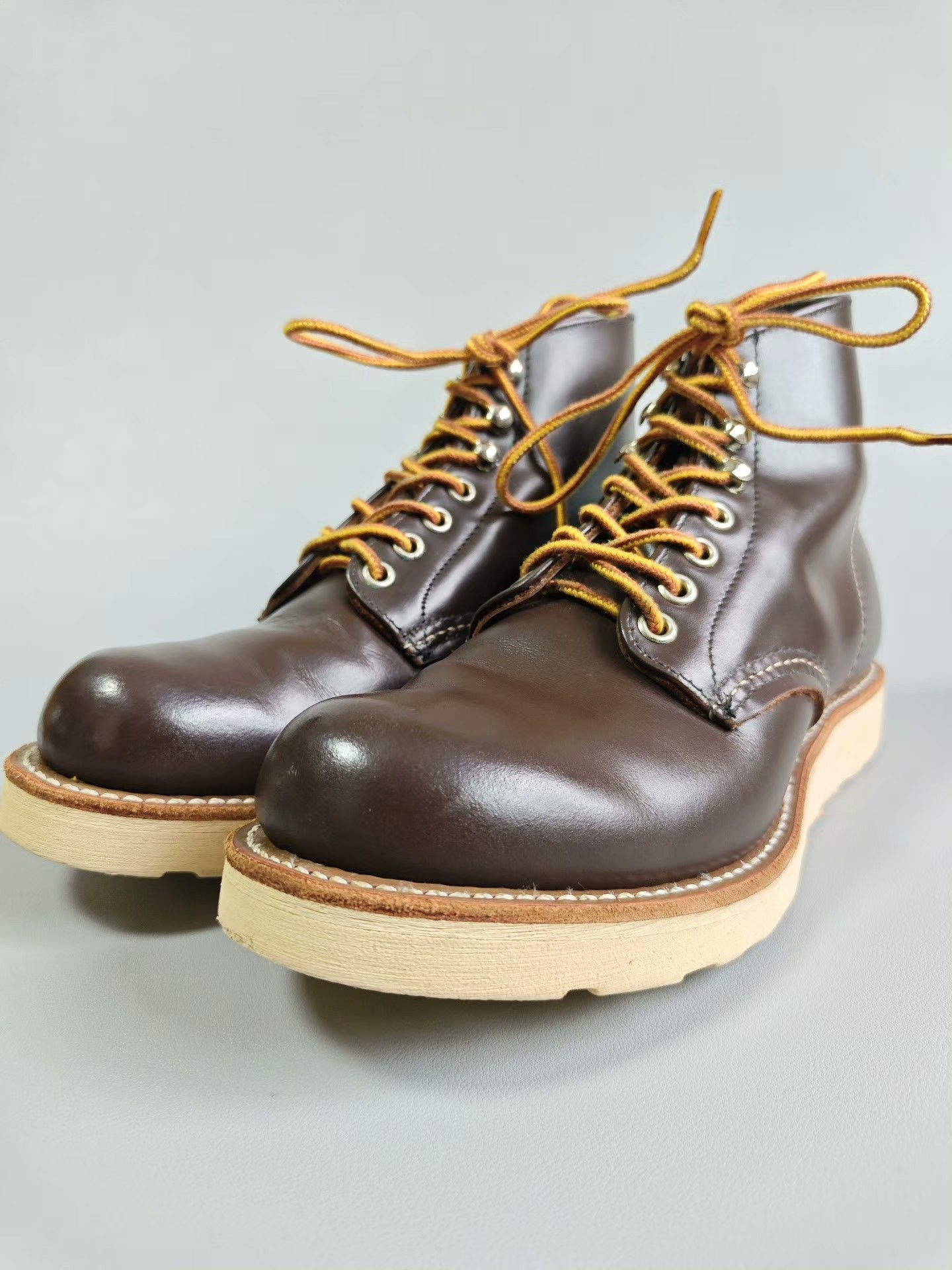 Red Wing Red Wing 8160 Leather Boots Size US 5.5 / EU 38 - 1 Thumbnail