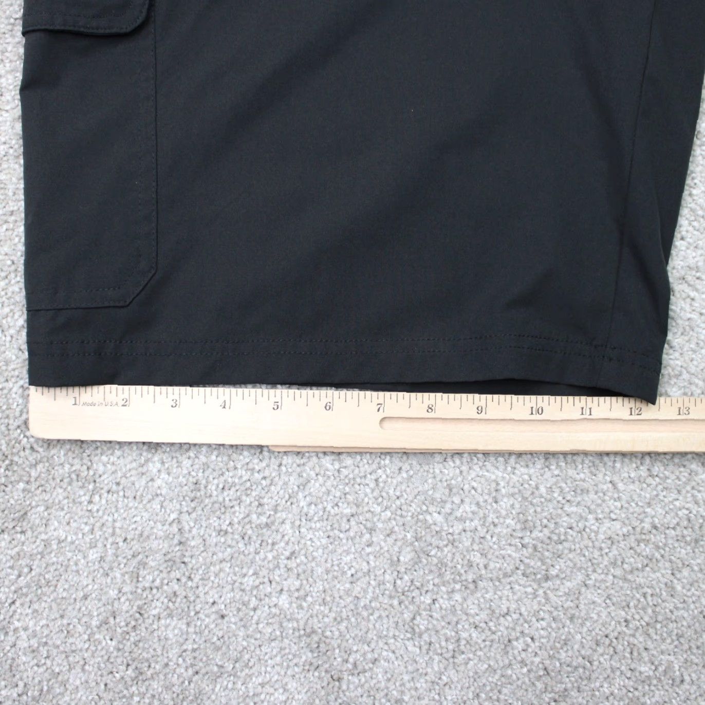 Orvis Orvis Mens Shorts 34 Black Lightweight Cargo Polyester 9" Inseam Tech Wicking Belted Flat Front Casual Outdoor Summer Spring Fall All Seasons Mens Size US 34 / EU 50 - 4 Thumbnail