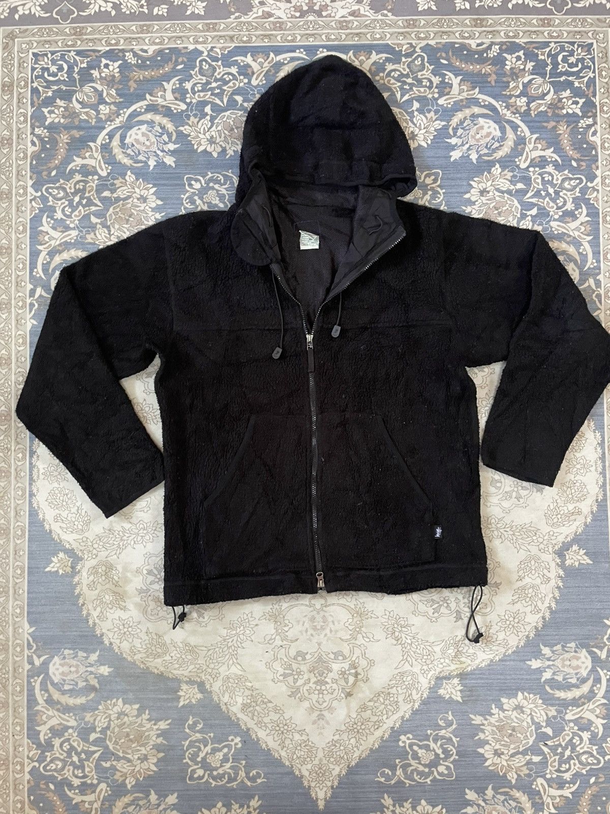 Stussy Vintage Y2K Stussy USA fleece sherpa Jacket streetwear (L) Size US M / EU 48-50 / 2 - 1 Thumbnail