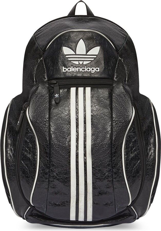 Balenciaga o1s1rm0424 Size: OS / Large Backpack in Black/White Size ONE SIZE - 1 Thumbnail