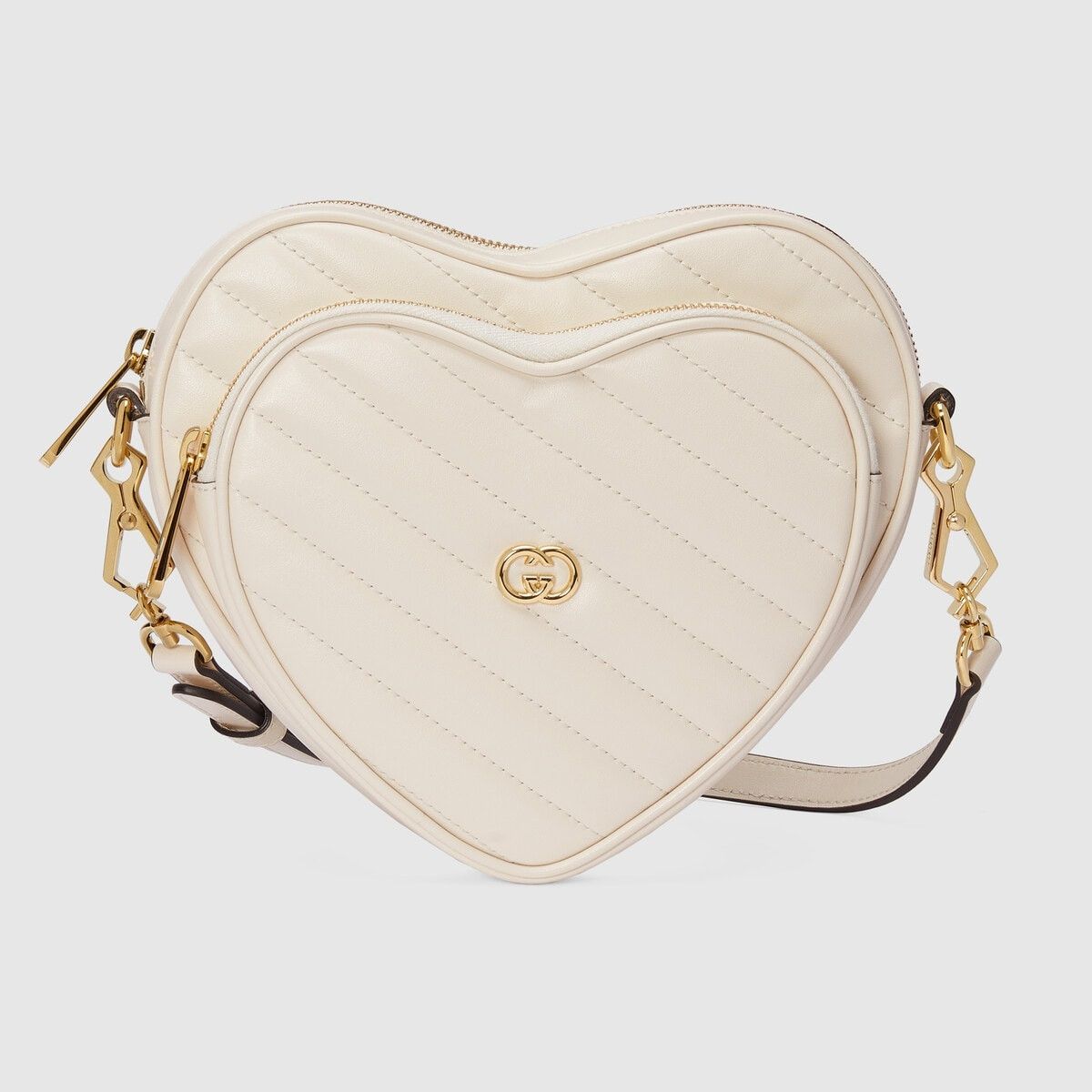 Gucci o1s1wg110125 Size: OS / Interiocking Mini Heart Shoulder Bag Size ONE SIZE - 1 Thumbnail
