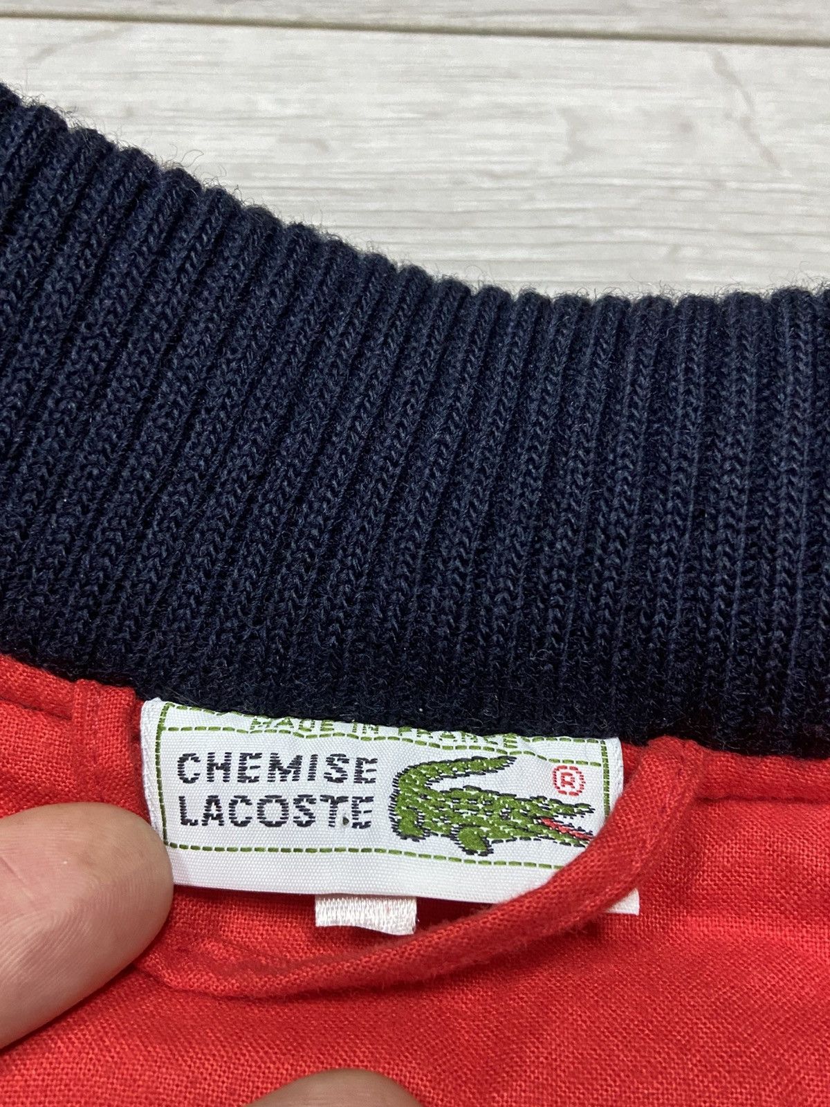 Lacoste Lacoste Chemise France wool bomber croc jacket Size US XL / EU 56 / 4 - 10 Thumbnail