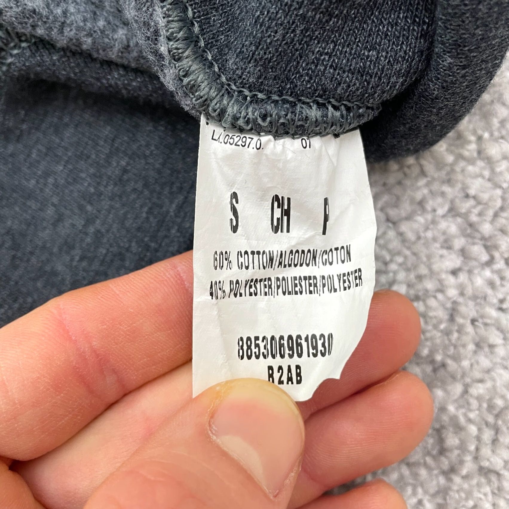 Fruit Of The Loom Fruit of the Loom Pullover Hoodie Womens Small Gray Fleece Drawstring Logo Size S / US 4 / IT 40 - 6 Thumbnail