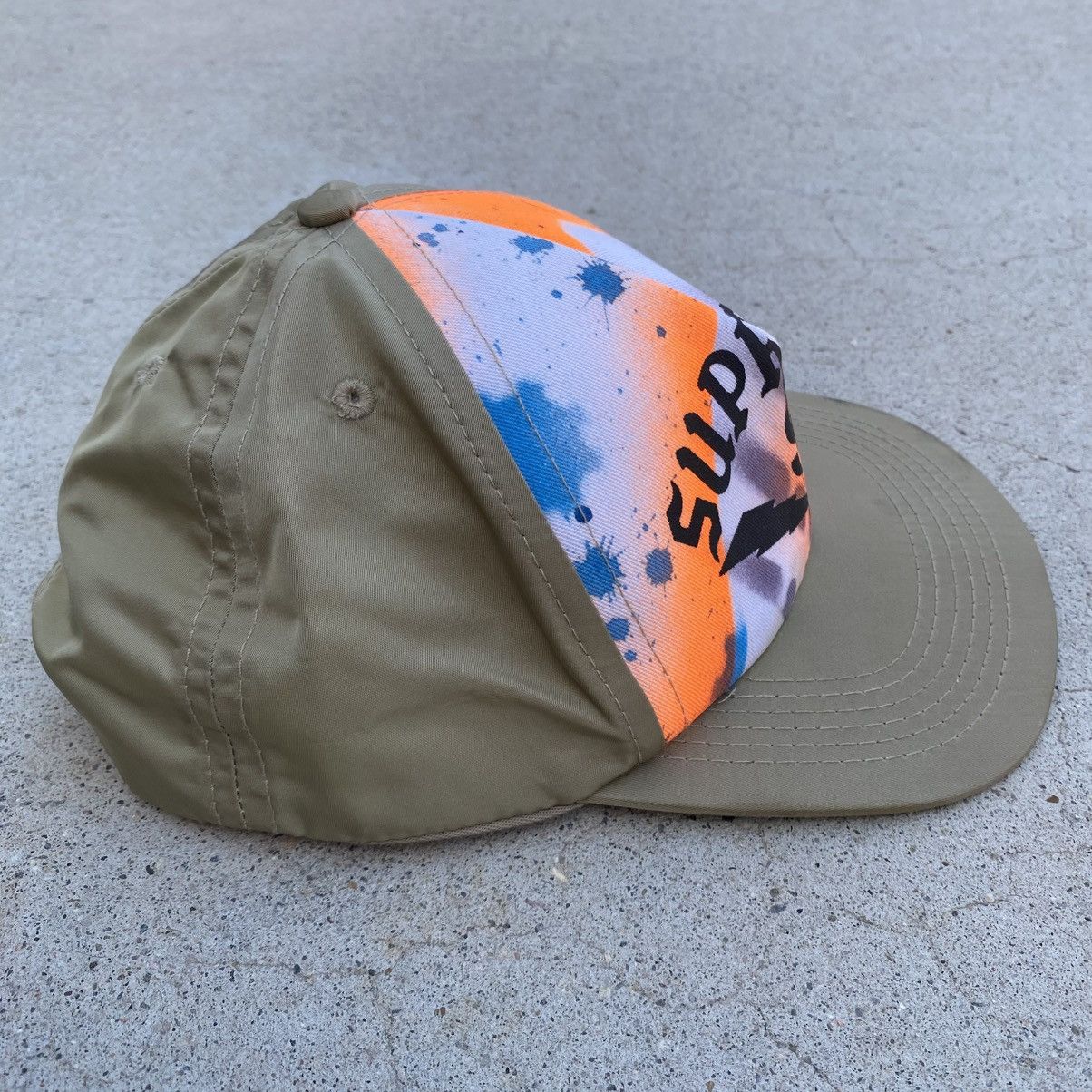 Supreme Vintage Supreme Rammellzee Satin Hat Beige Tan Snapback 2005 Size ONE SIZE - 6 Thumbnail