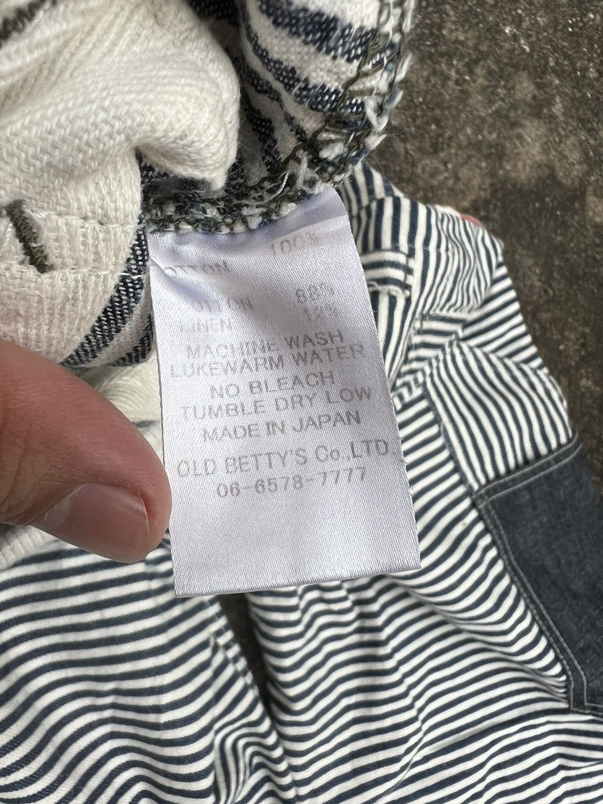 Japanese Brand OLD BETTY’S HICKORY STRIPE PANTS Size US 29 - 12 Thumbnail