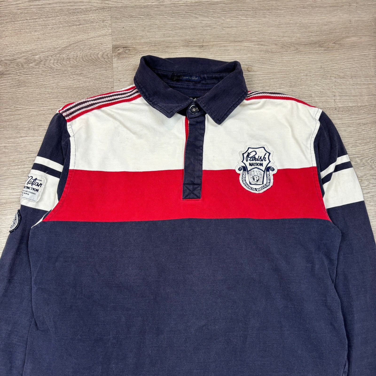 Parish Nation Parish Nation Tried N True Rugby Long Sleeve Polo Men's L Size US L / EU 52-54 / 3 - 4 Thumbnail
