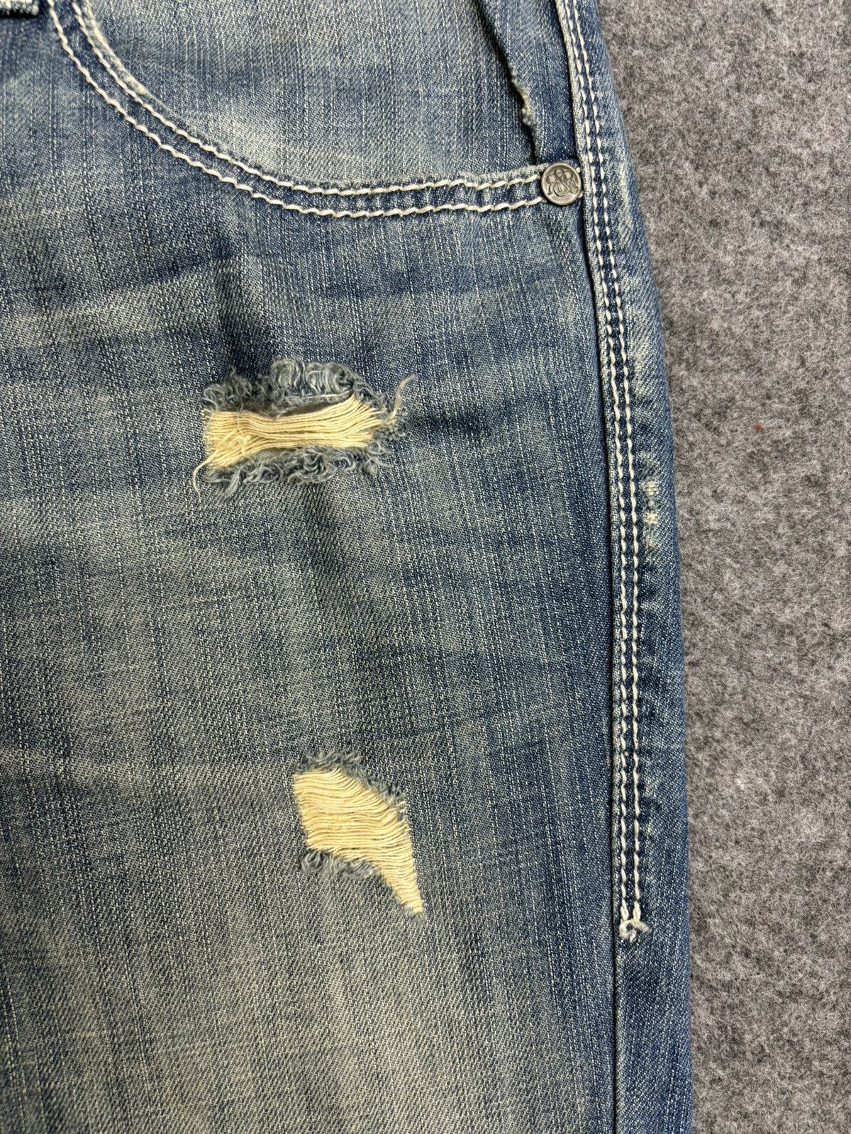 Rock & Republic 💥Sick Distressed 90s Style Rock Republic Flare Denim F502 Size US 34 / EU 50 - 10 Thumbnail