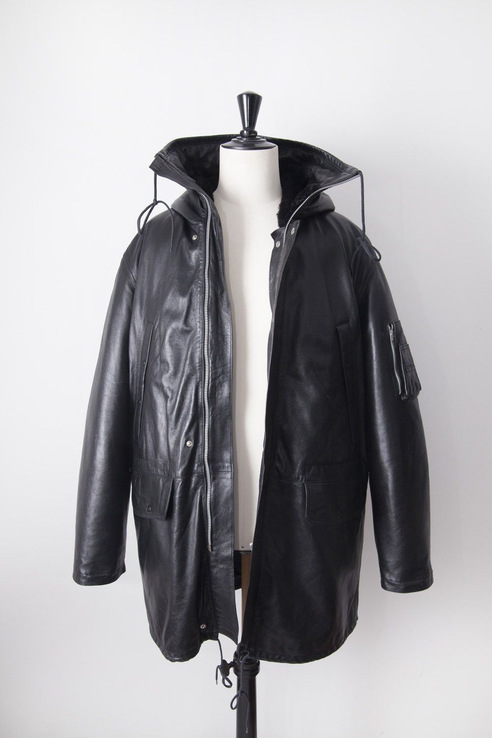 Helmut Lang AW98 leather puffer N-3B parka Size US M / EU 48-50 / 2 - 3 Thumbnail