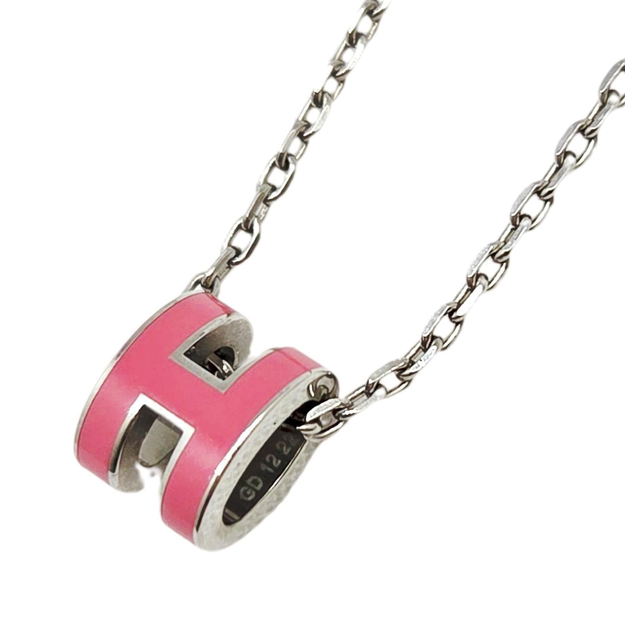 Hermes HERMES Pop Ash Mini Necklace Pink H Women's Size ONE SIZE - 1 Thumbnail