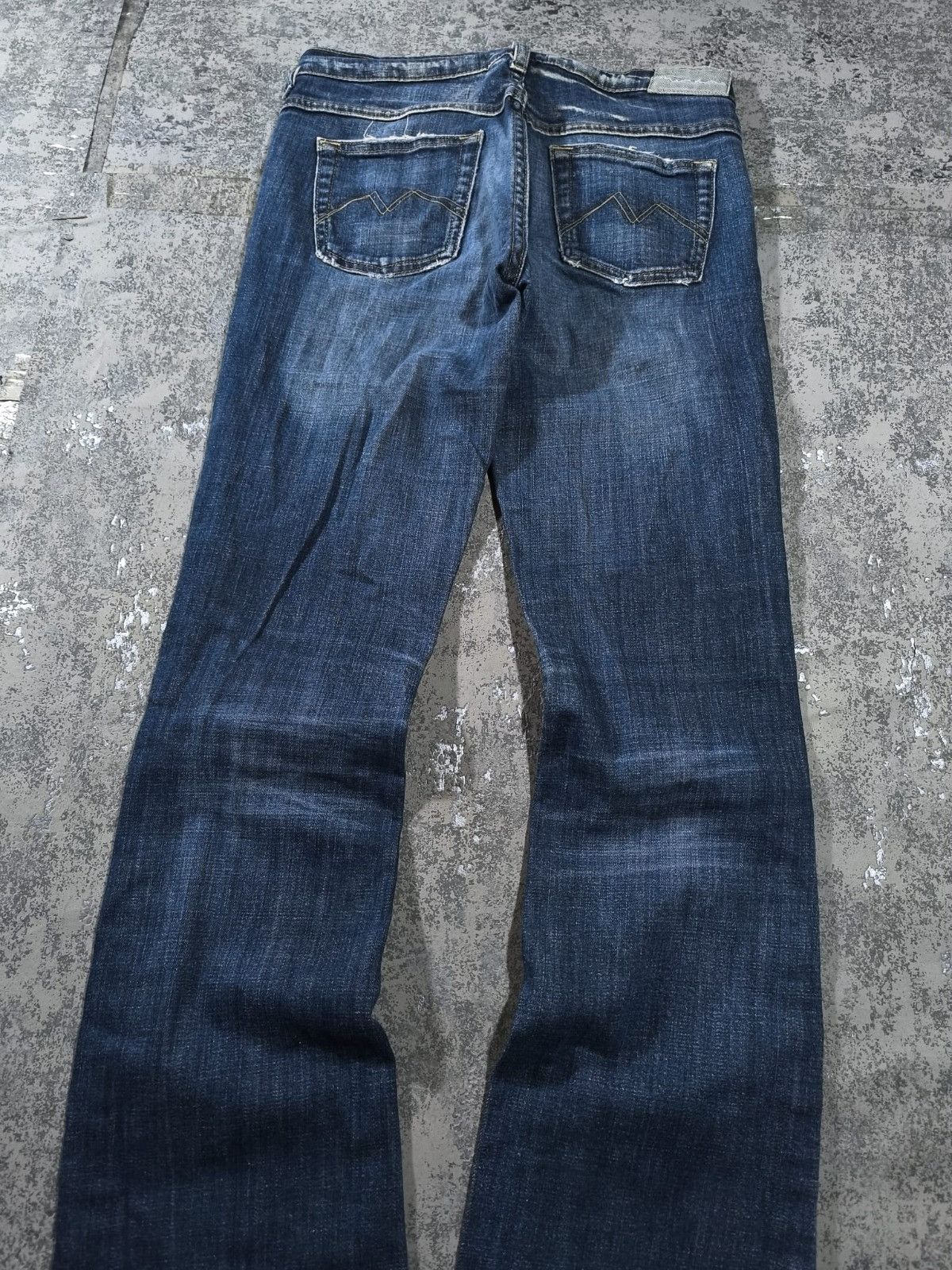 Mustang vtg mustang thight bootcut slim distressed grunge y2k Size 28" / US 6 / IT 42 - 5 Thumbnail