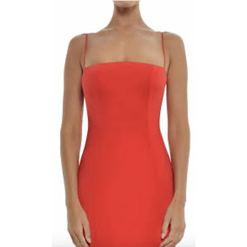 & Other Stories A.L.C. Aubrey Midi Bodycon Dress, Orange color Size M / US 6-8 / IT 42-44 - 3 Thumbnail