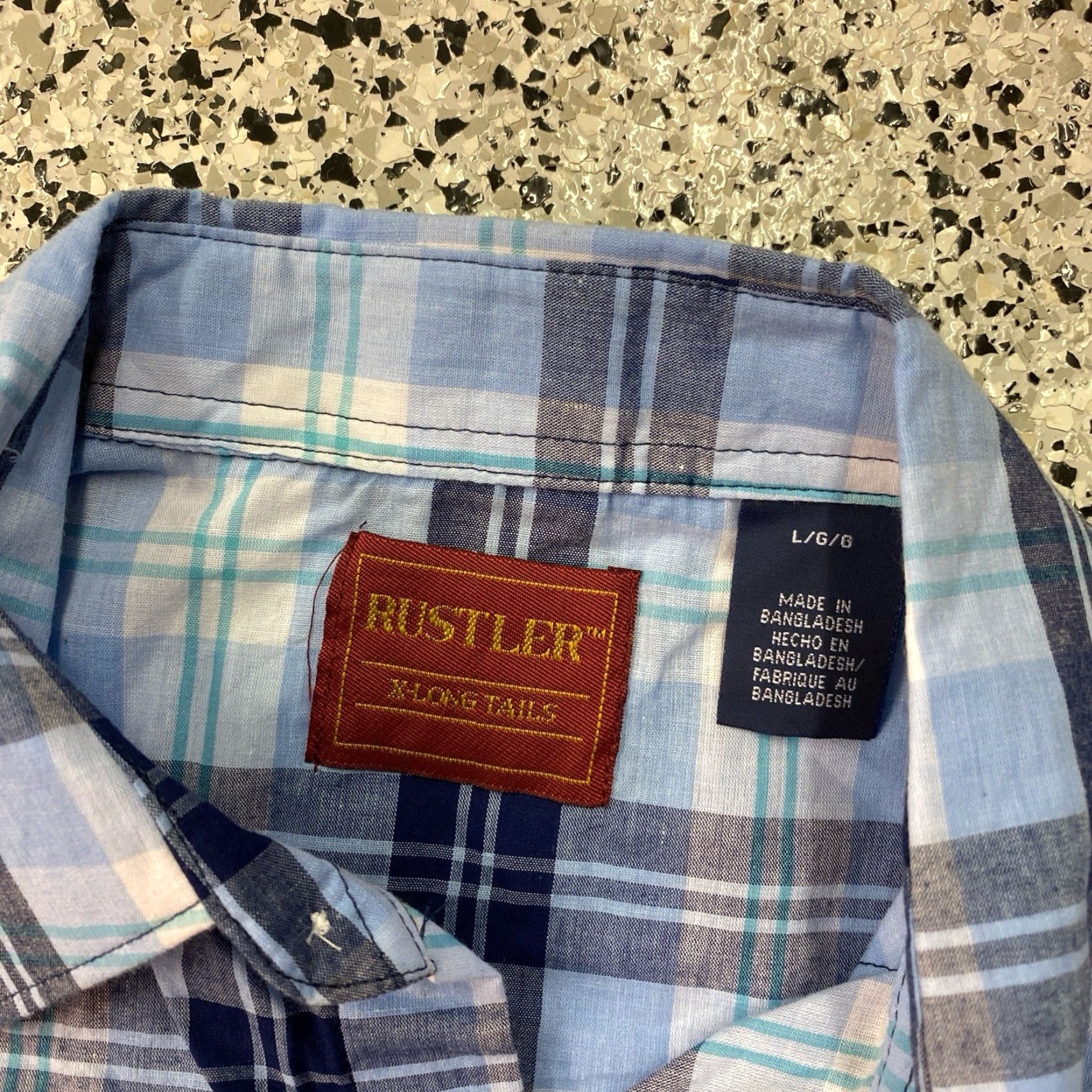 Vintage VINTAGE Rustler Western Pearl Snap Shirt Mens Large NWT Size US L / EU 52-54 / 3 - 2 Thumbnail