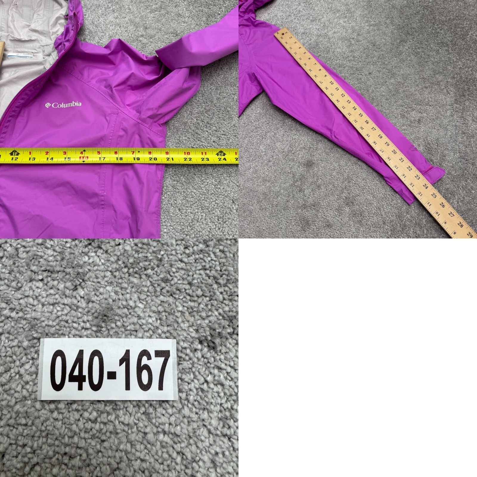 Vintage Columbia Womens Hoodie Windbreaker Jacket Front Zip Purple All Seasons Pockets Short Length Regular Fit Size S / US 4 / IT 40 - 10 Thumbnail