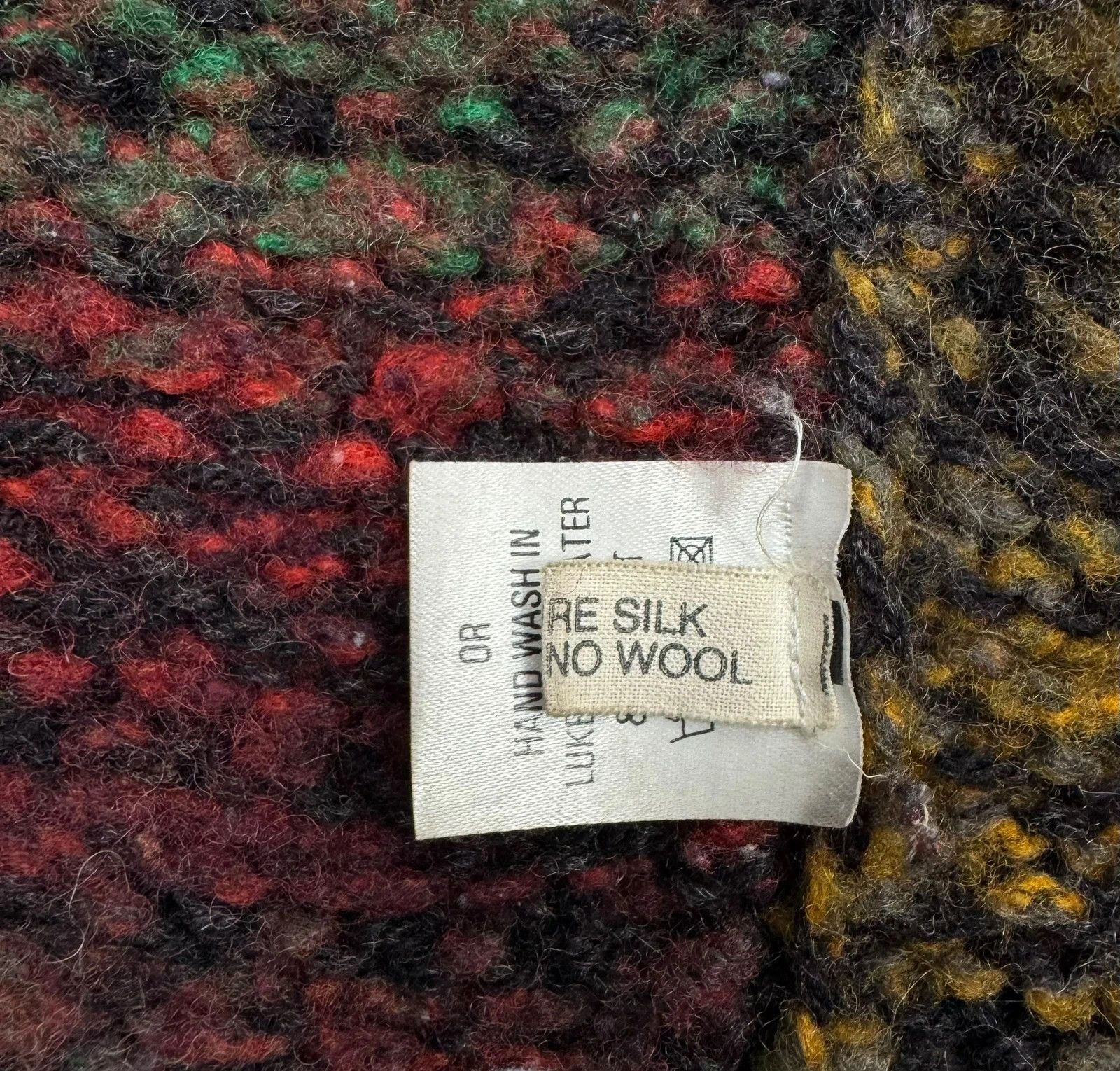 Other Edel Macbride Donegal Knit Cardigan Wool Silk Ireland Size XL / US 12-14 / IT 48-50 - 12 Thumbnail