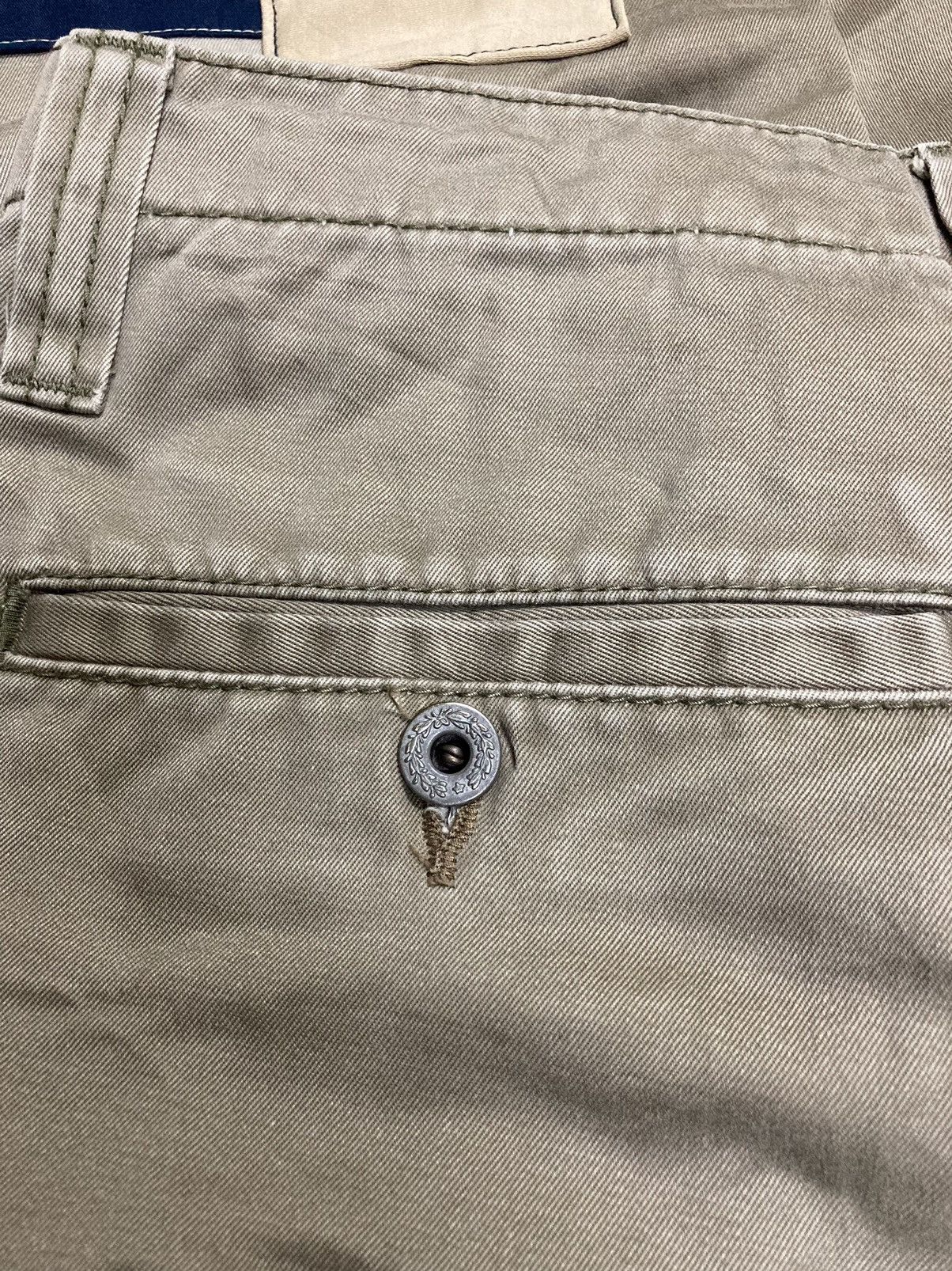Kapital Reworked Blue Way Khaki Patchwork Pants Size US 32 / EU 48 - 24 Thumbnail