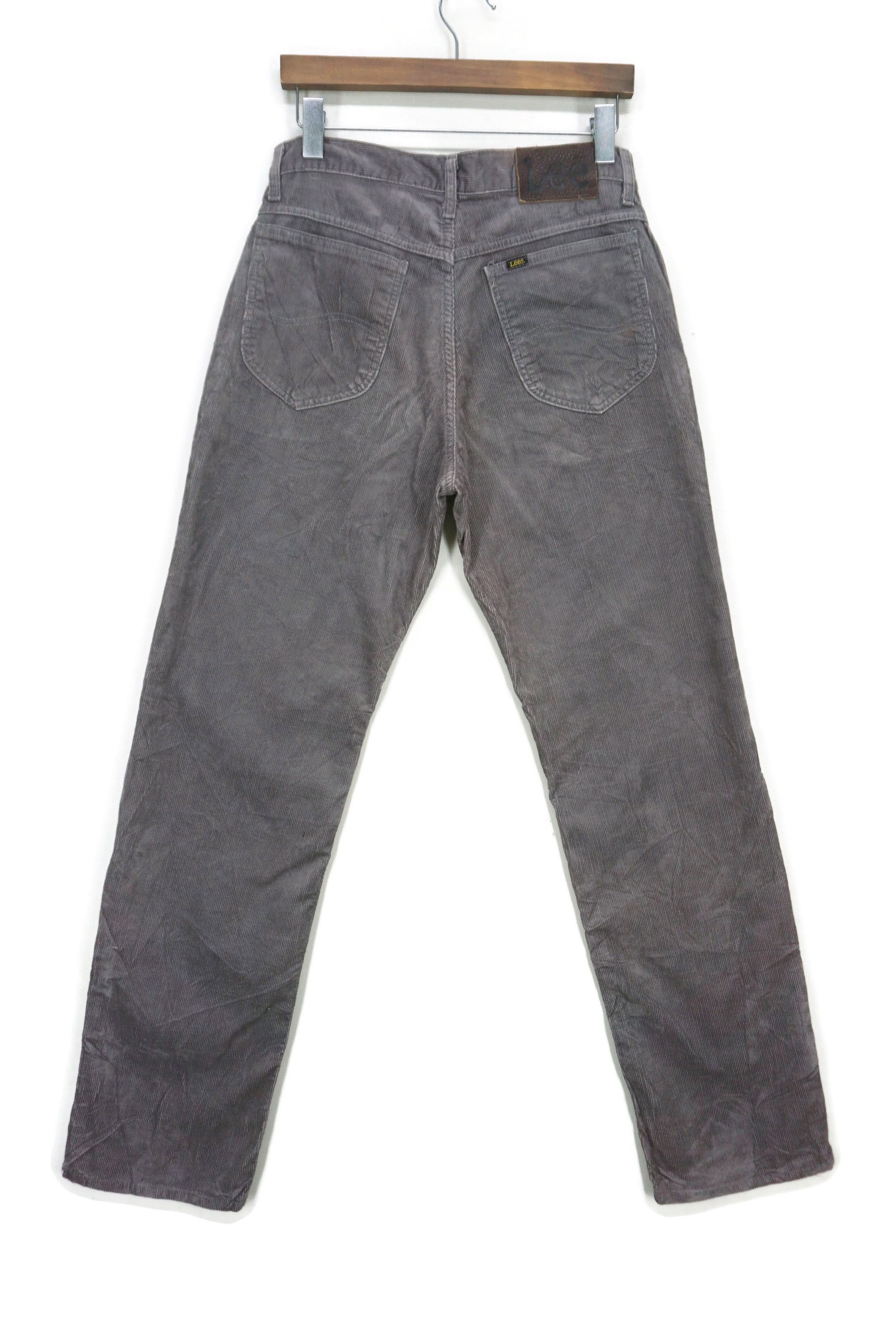 image of Lee x Vintage Corduroy The Usa Brand Edwin High Rise Straight Leg Cords in Grey, Men's (Size 31)
