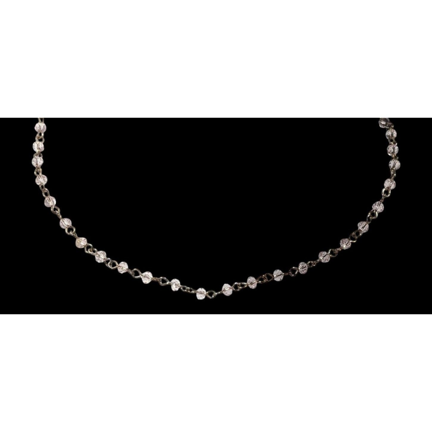 Other Minimalist Pink Glass Beaded Chain Necklace Size ONE SIZE - 3 Thumbnail