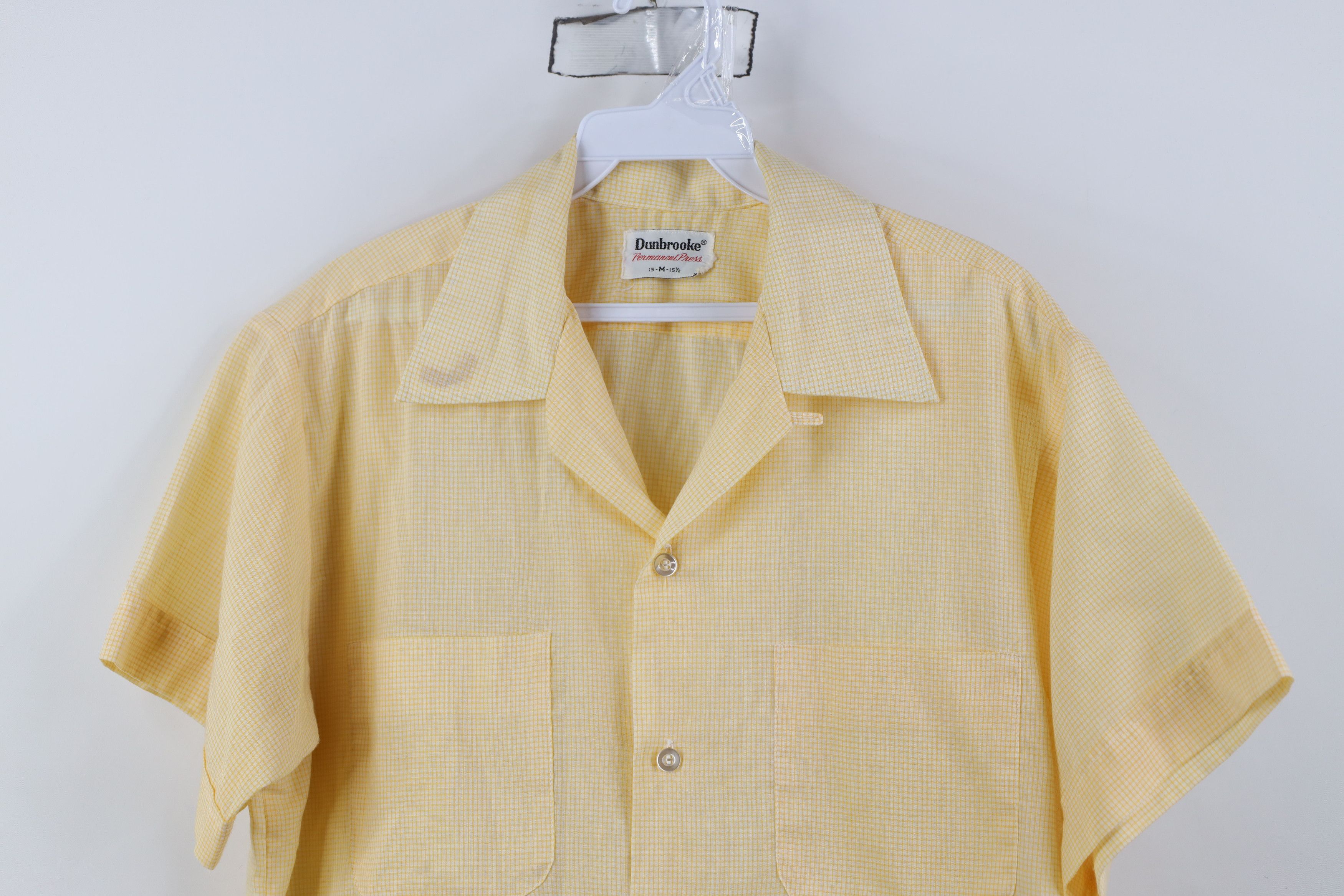 Vintage Vintage 50s 60s Sheer Looped Collar Short Sleeve Shirt Size US M / EU 48-50 / 2 - 2 Thumbnail