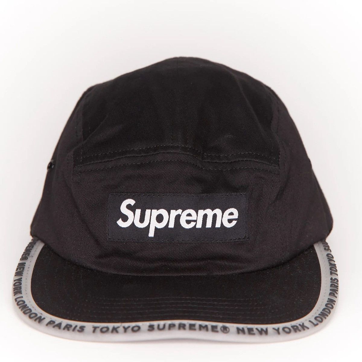 帽子 Supreme WORLDWIDE VISOR TAPE CAMP CAP Supreme Worldwide Visor Tape Camp Cap (SS19) - $48