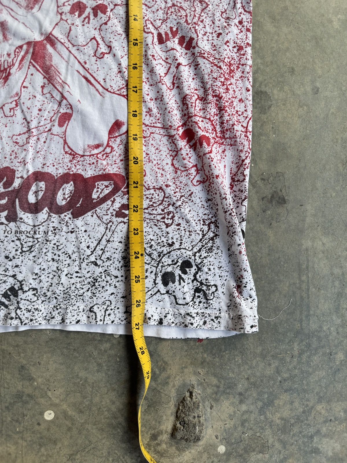 Band Tees × Vintage *RARE* MOTLEY CRUE 1990 VINTAGE AOP DR FEELGOOD FAN TEE Size US XL / EU 56 / 4 - 7 Thumbnail