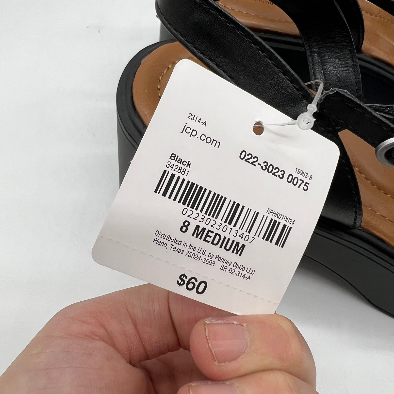 Other Arizona Jean Co Womens Elrose Heeled Sandals Black Color Size US 8 / IT 38 - 5 Thumbnail