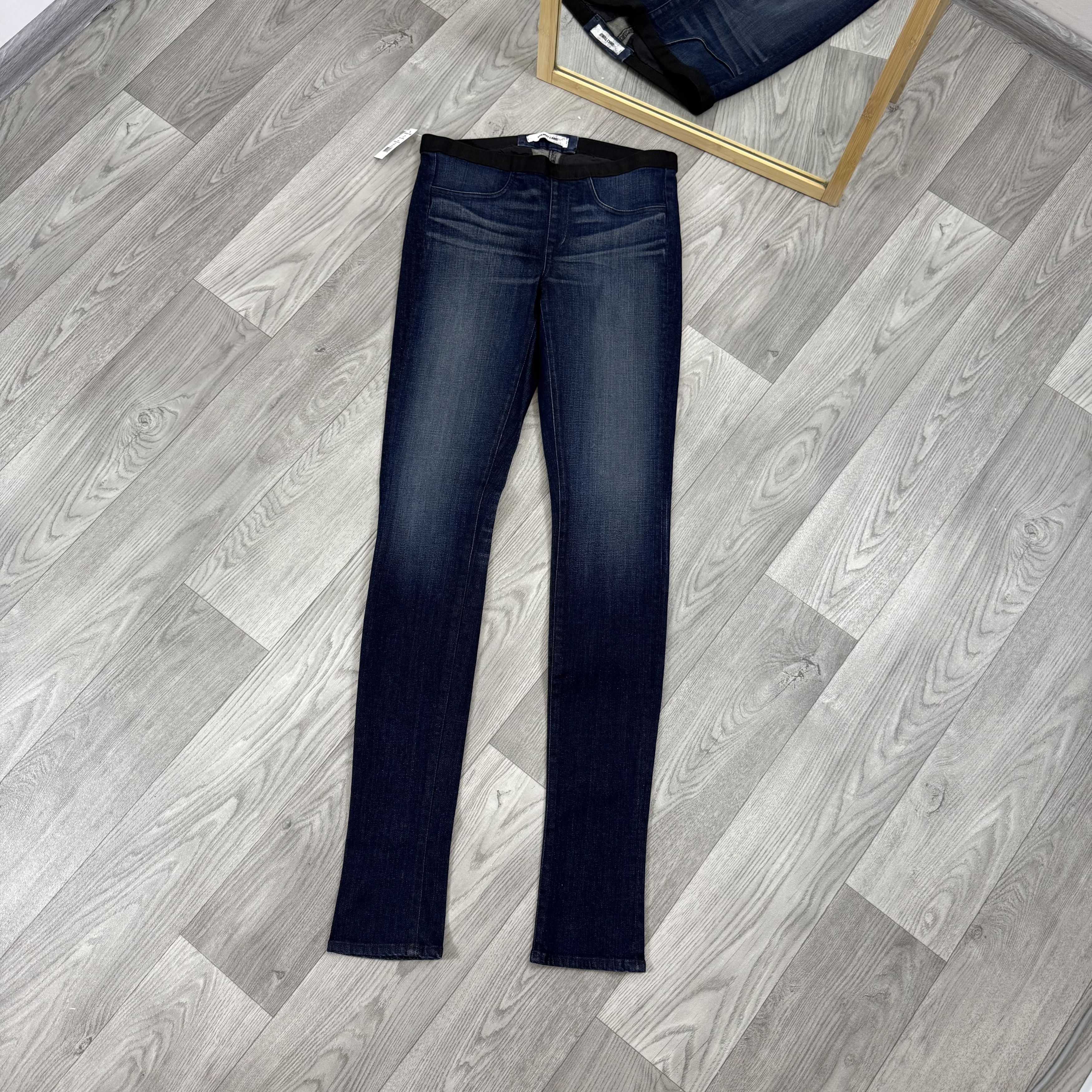 Helmut Lang Vintage Helmut Lang 00s Printed Graphic Jeans Leggins Pants Size 29" - 1 Thumbnail