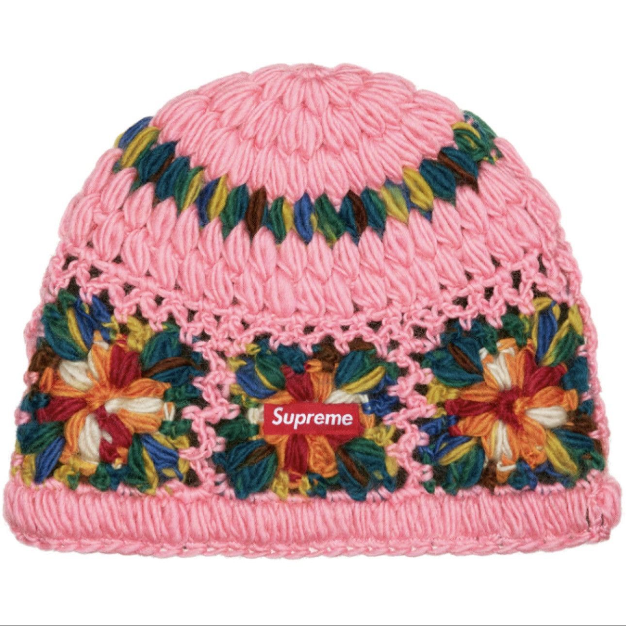 Supreme Supreme Diamond beanie pink multi | Grailed