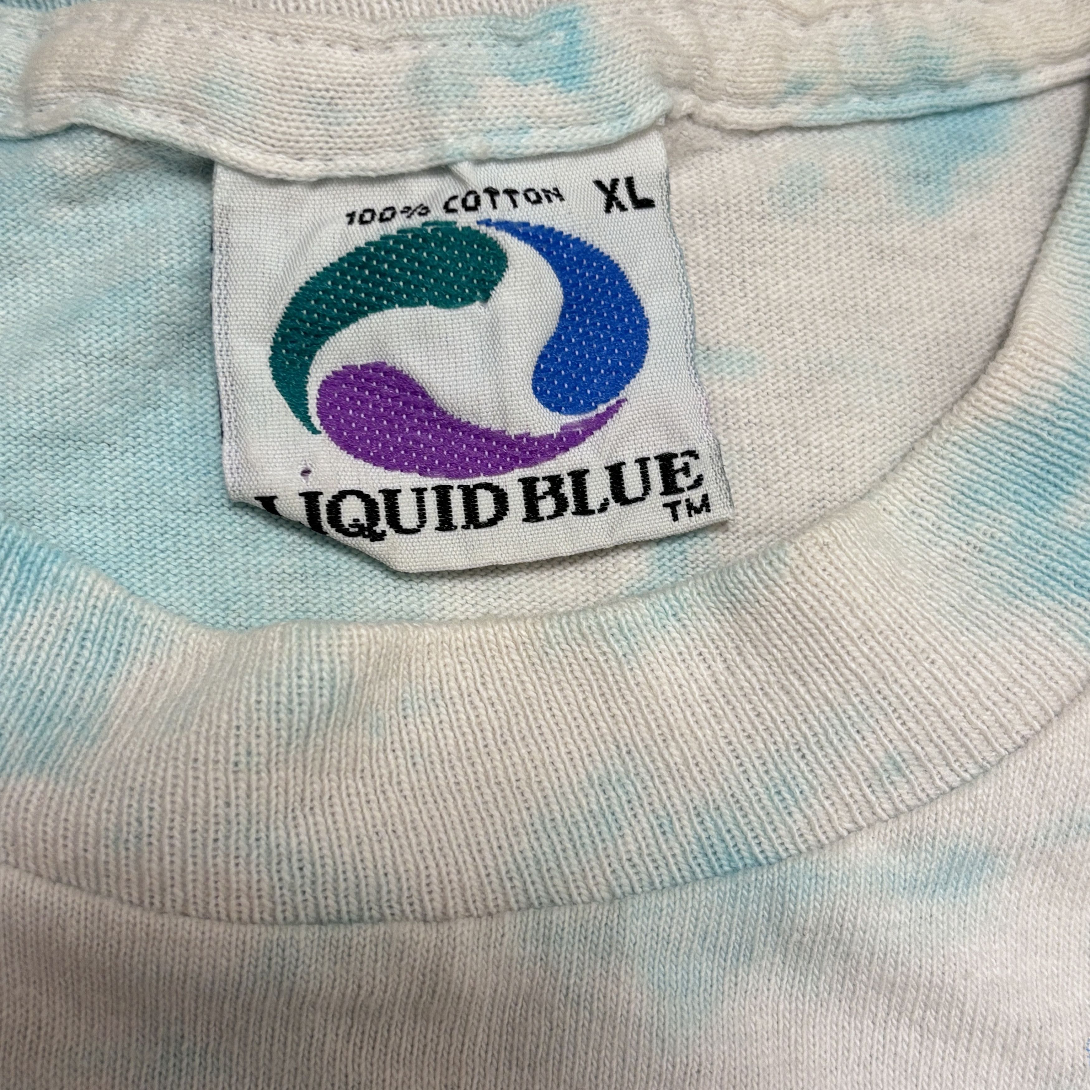 Liquid Blue Vintage Liquid Blue Shirt 90s Single Stitch All Over Print Size US XL / EU 56 / 4 - 7 Thumbnail