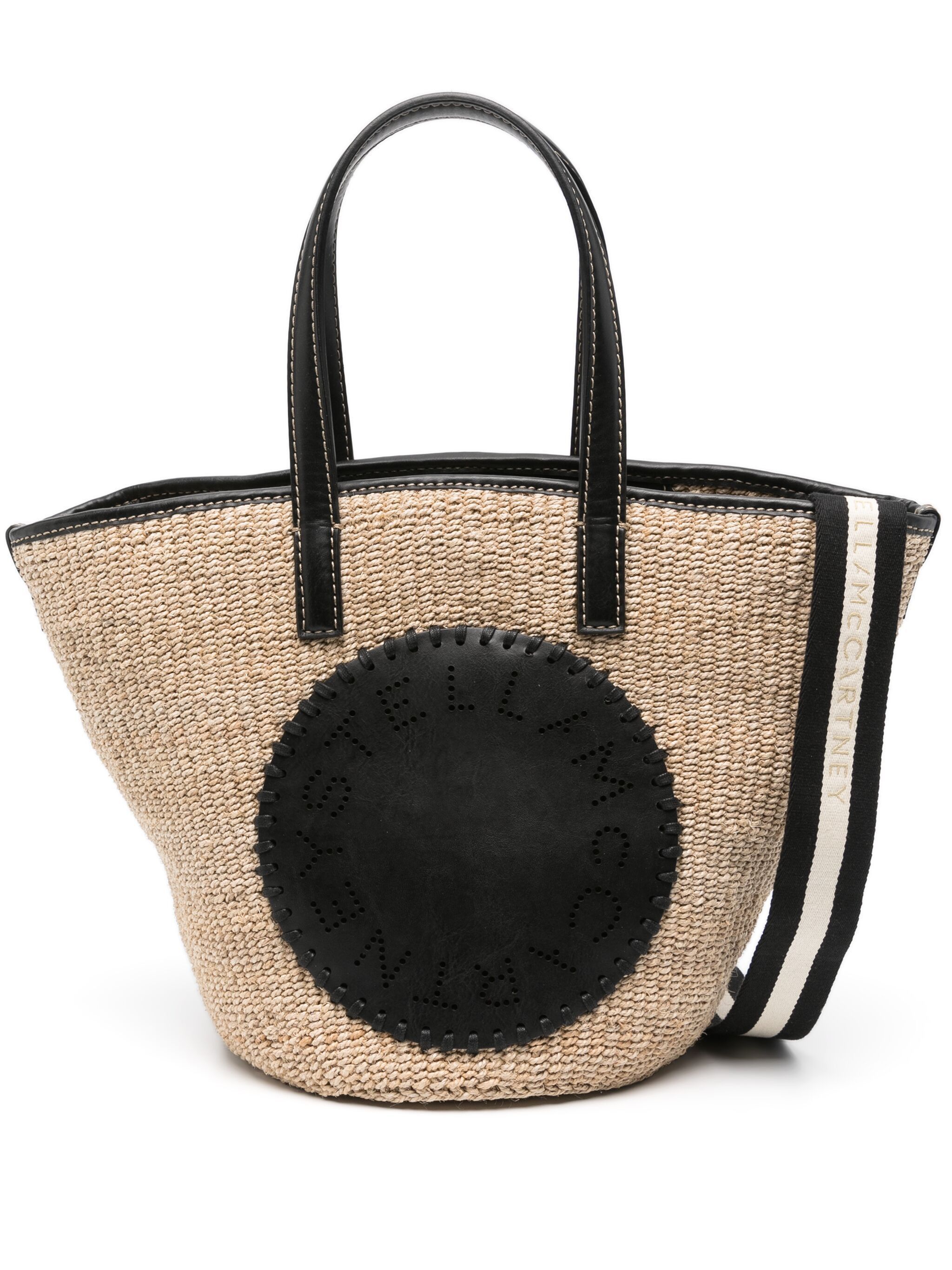 Stella McCartney o1s22i1n1024 Size: OS / Logo Raffia Shoulder Bag Size ONE SIZE - 1 Thumbnail