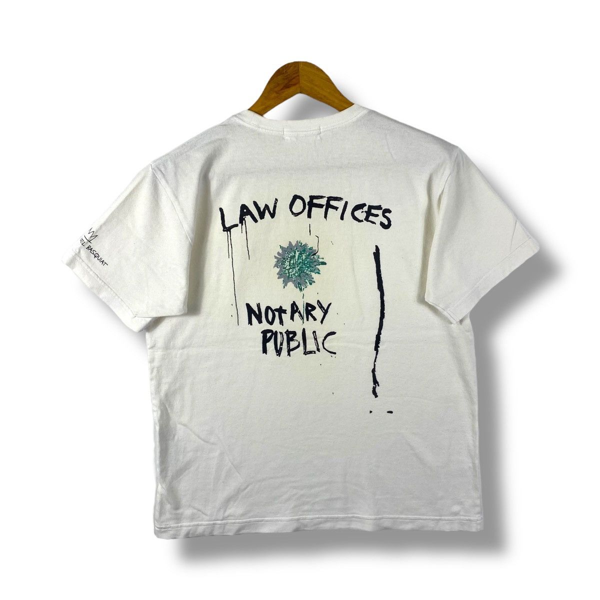 Jean-Michel Basquiat × Vintage Vintage 00's JEAN-MICHEL BASQUIAT Law Offices Notary Public Size US M / EU 48-50 / 2 - 1 Thumbnail