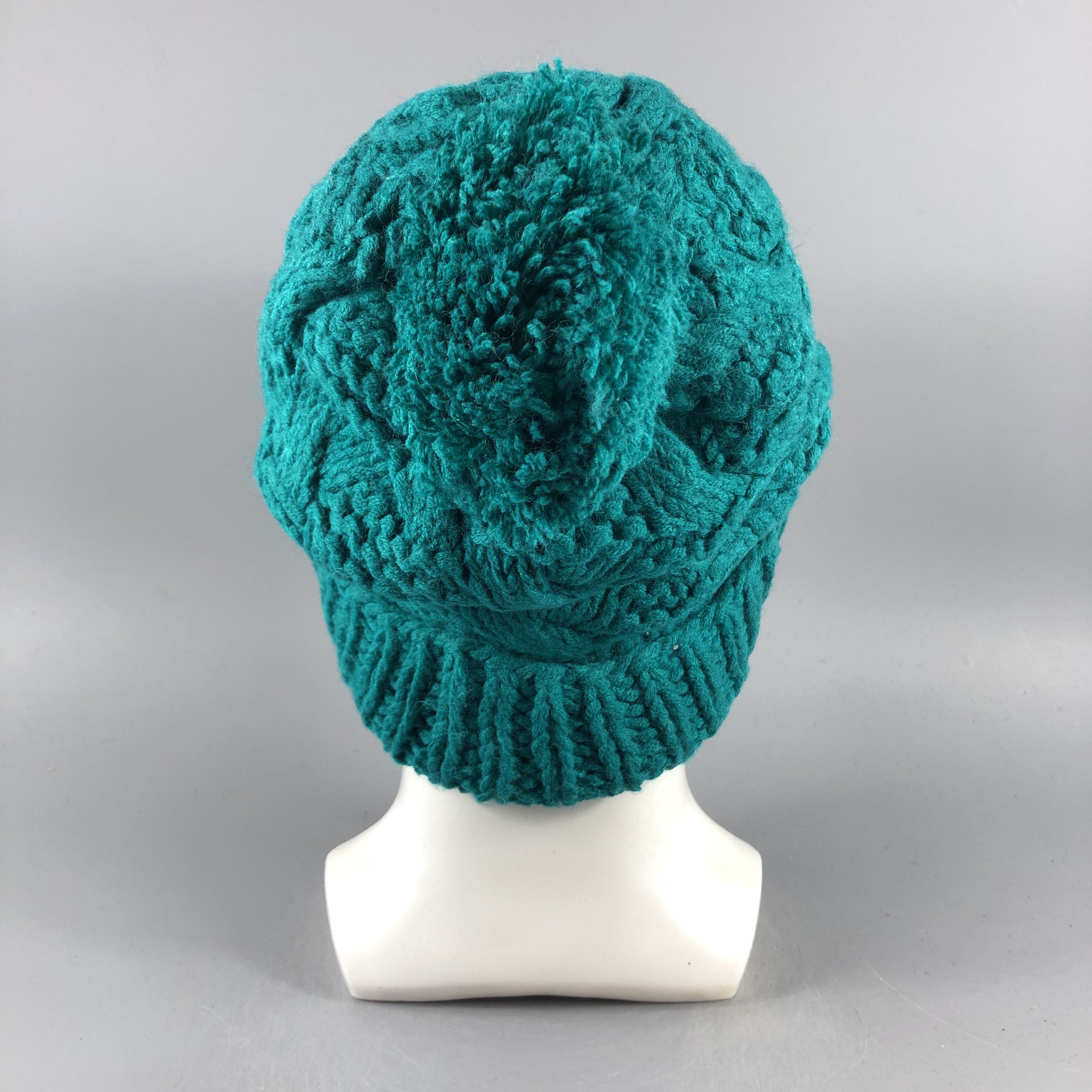 Japanese Brand × Vintage Womens Aran Isle PomPom Beanie Snow Hat Snow Cap -D475 Size ONE SIZE - 2 Thumbnail