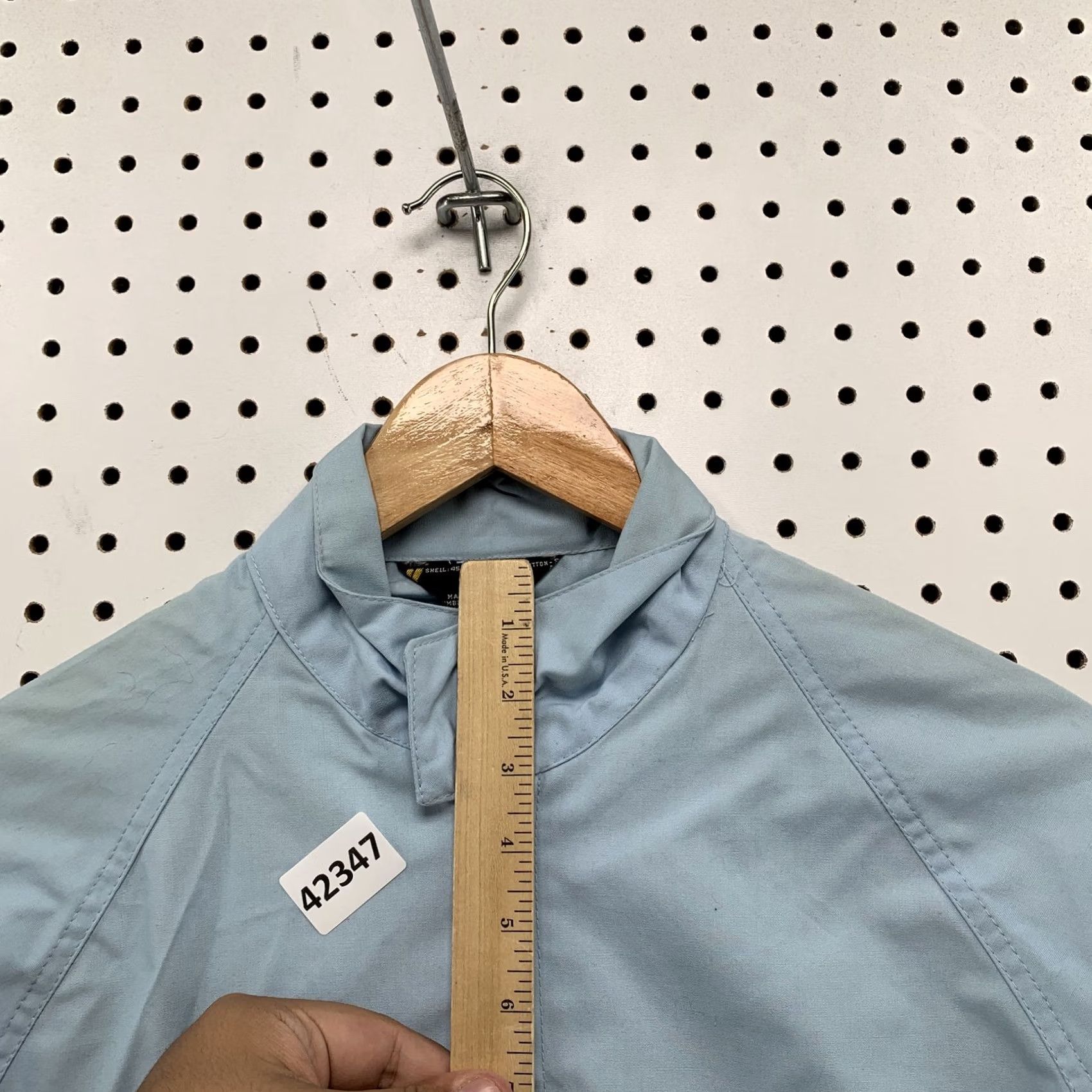 Sears VINTAGE Sears Mens Jacket Light Blue M Full Zip Lined Pockets Outdoor Workwear Size US M / EU 48-50 / 2 - 5 Thumbnail