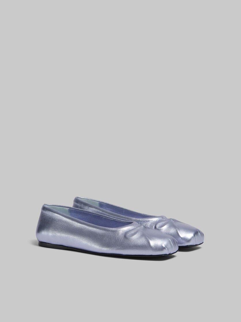 o1w1db11125 Little Bow Ballet Flat in Light Blue