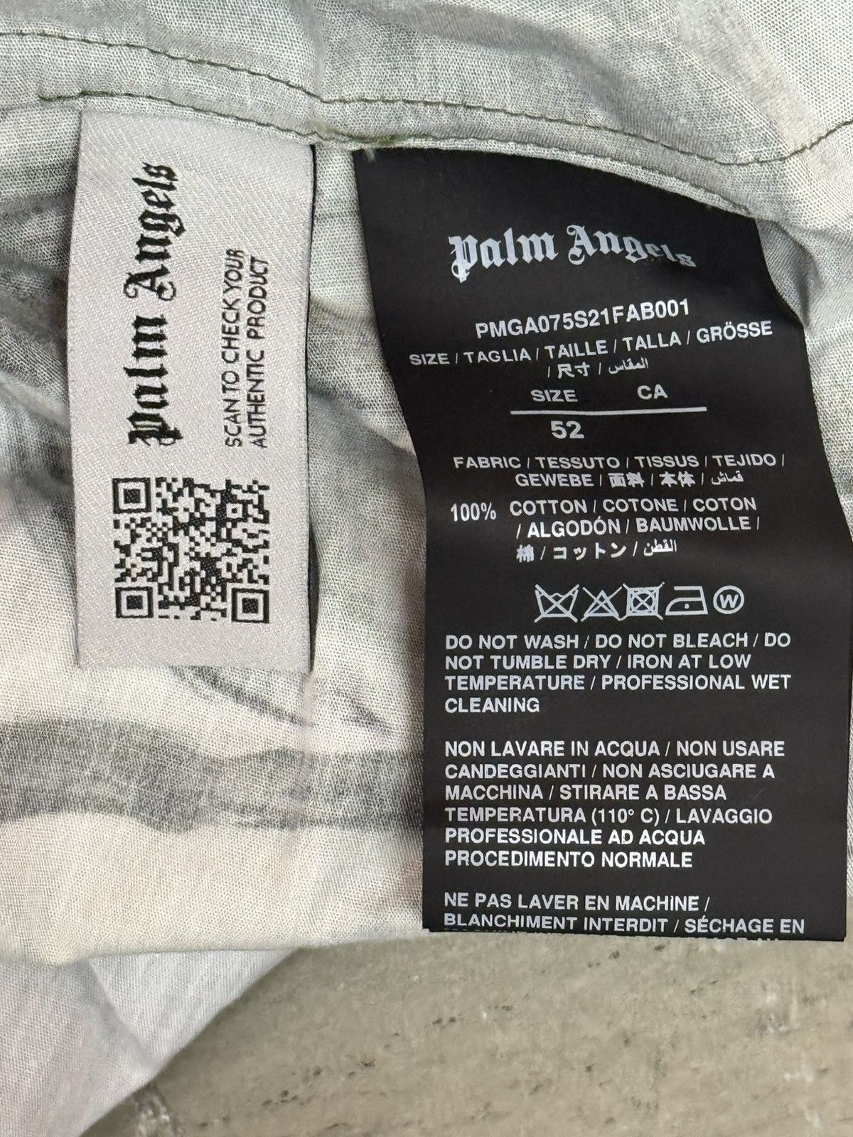 Palm Angels Paradise Bowling Shirt Size US L / EU 52-54 / 3 - 4 Thumbnail