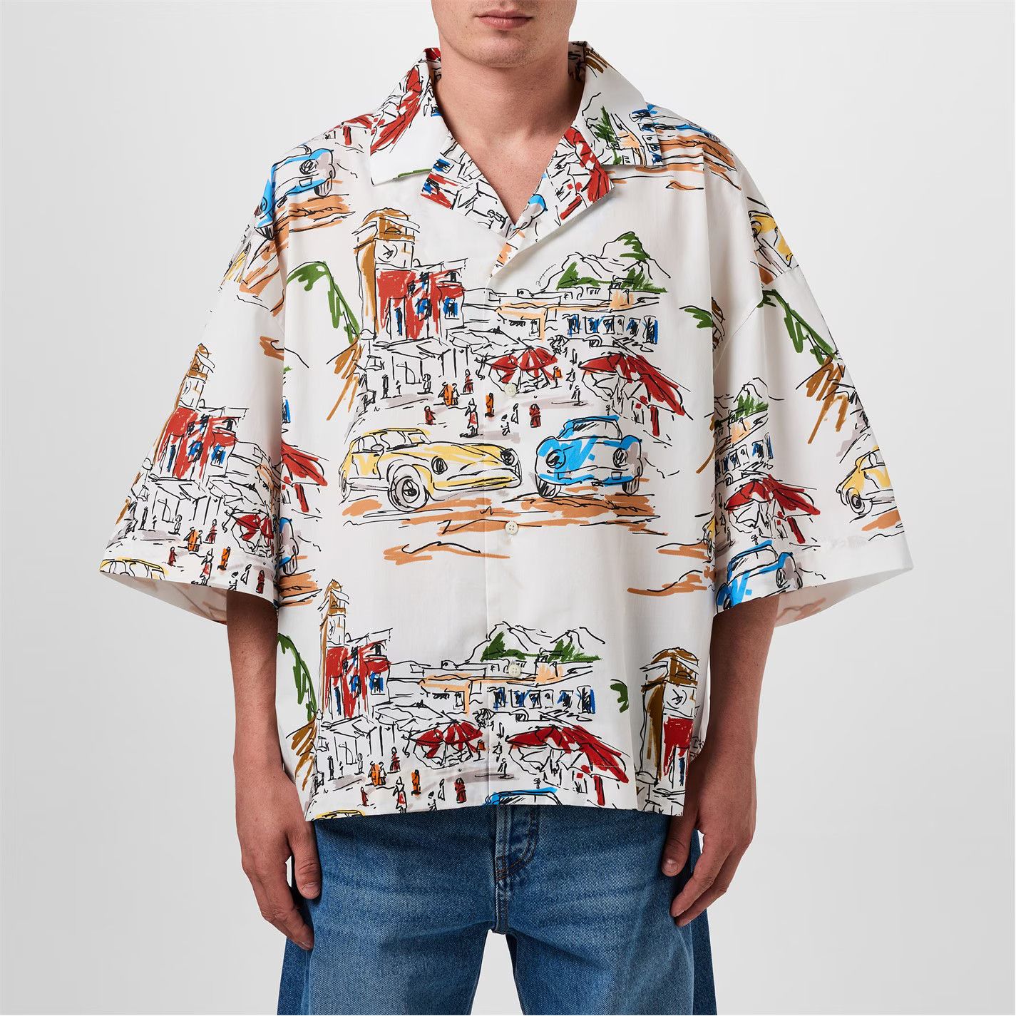 Jacquemus o1g2r1mq0426 La Casaco Shirt in Multicolor Size US M / EU 48-50 / 2 - 2 Thumbnail