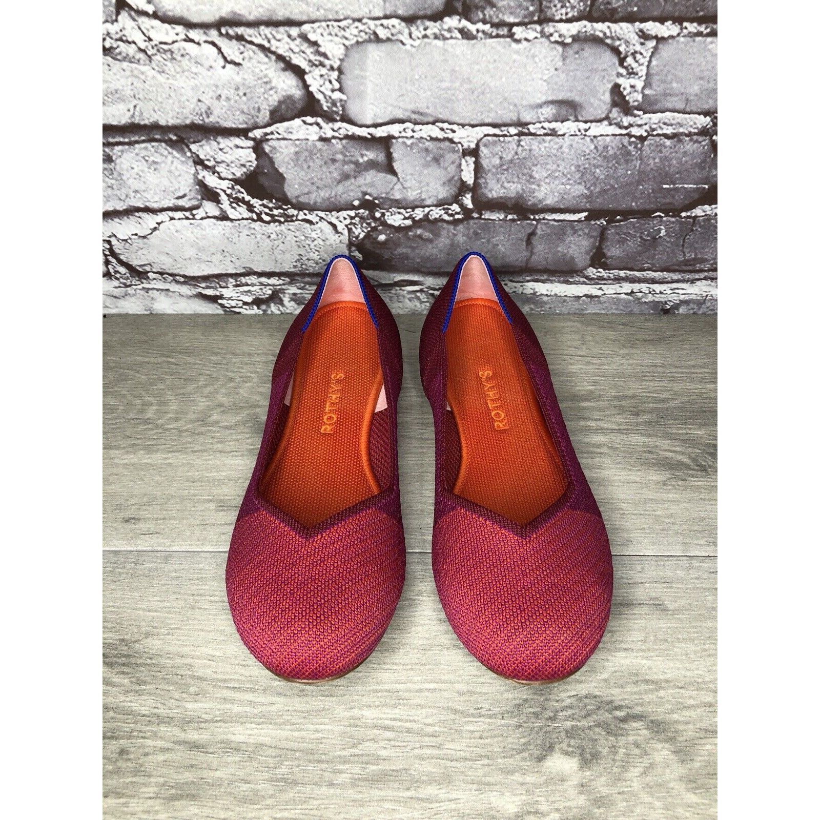 Other Rothy’s Magenta The Flat Textured Round Toe Slip On Shoes Wo Size US 9 / IT 39 - 2 Thumbnail