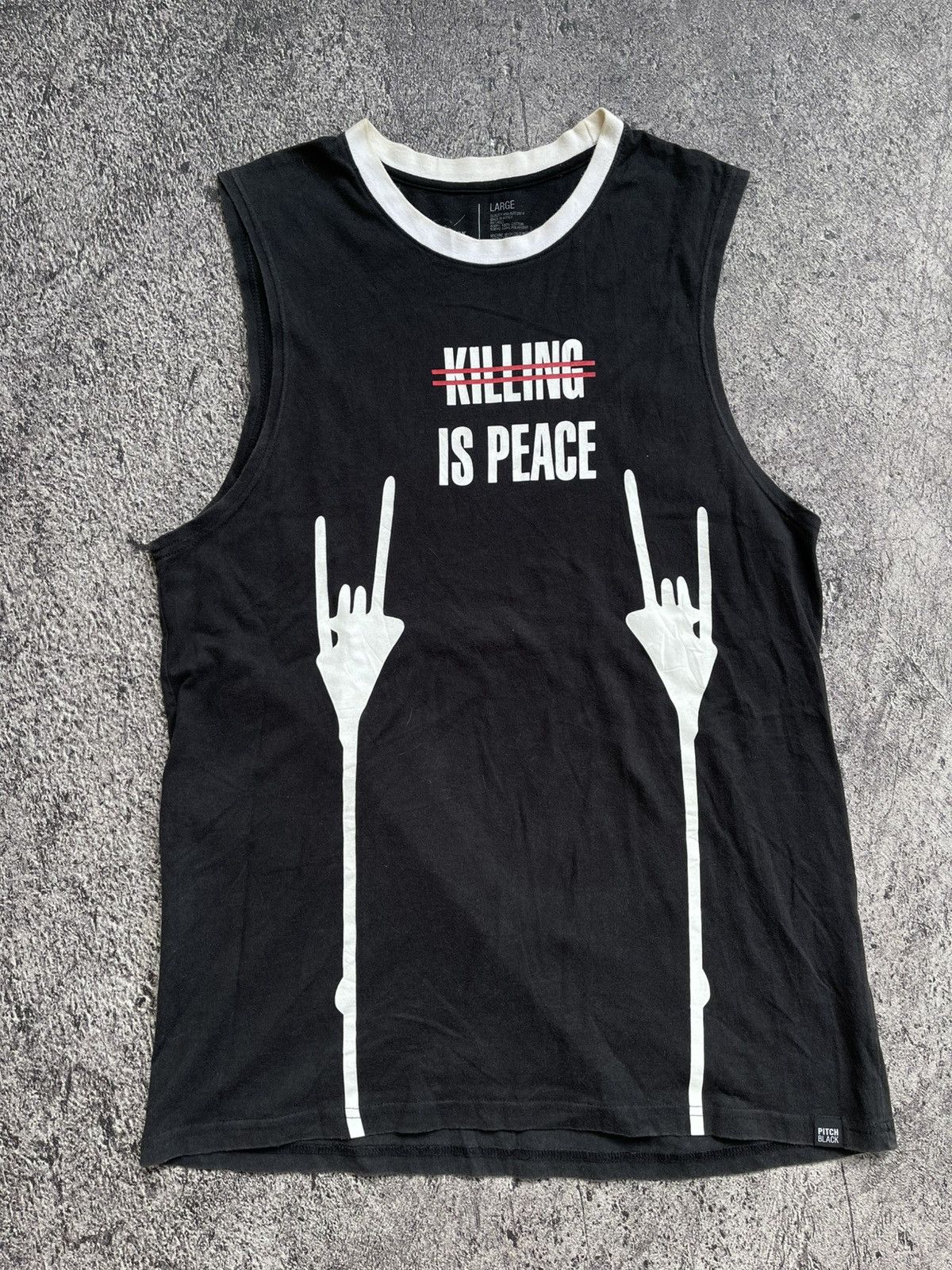 Hysteric Glamour Y2K Pitch Black ifsixwasnine poem tank tops Size US L / EU 52-54 / 3 - 1 Thumbnail