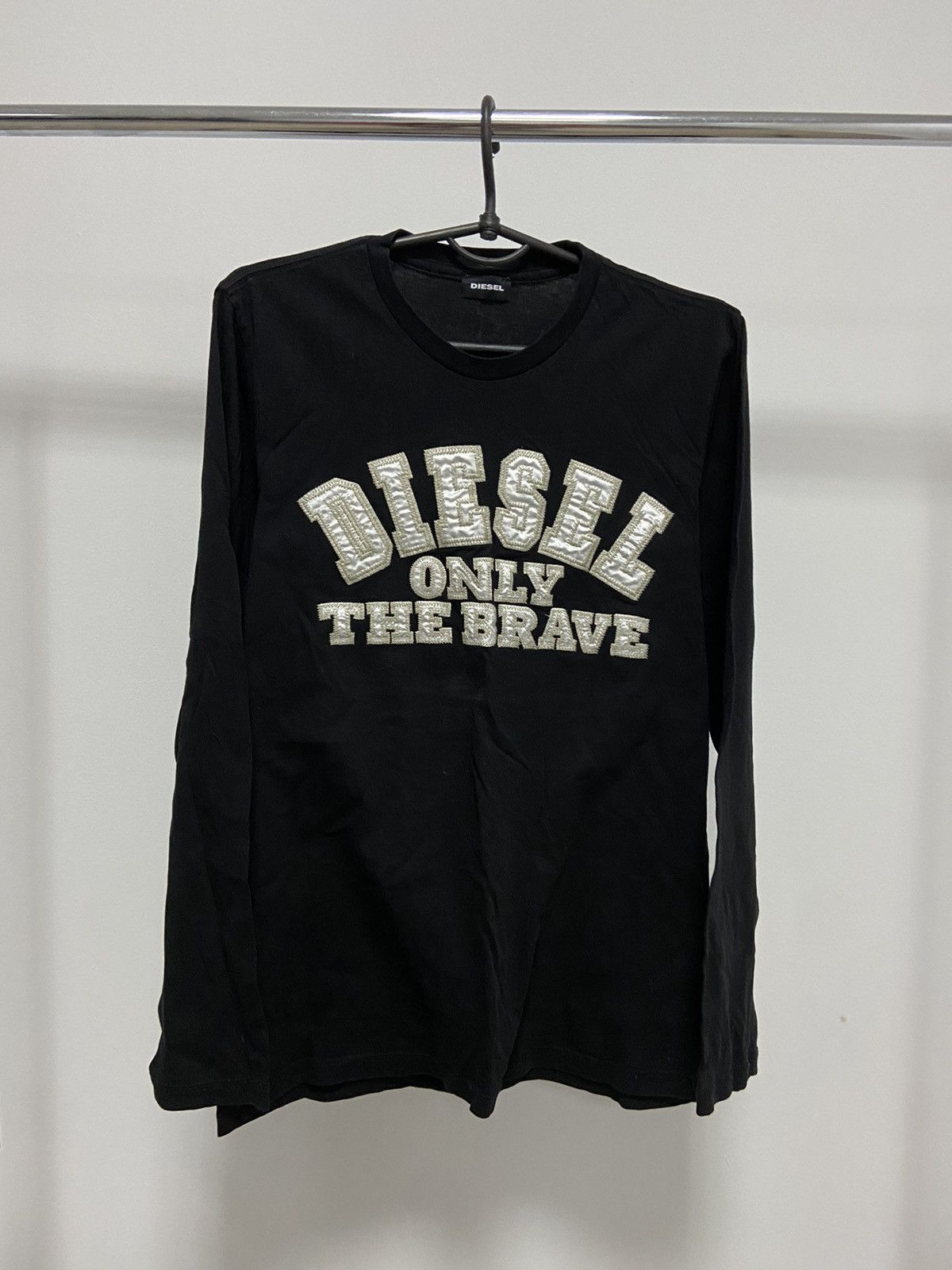 Diesel Diesel Vintage Longsleeve Big Logo Only The Brave Y2K Size US M / EU 48-50 / 2 - 1 Thumbnail