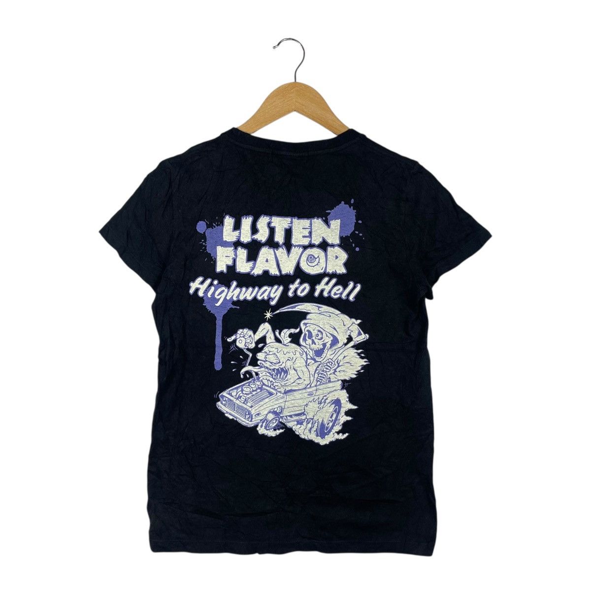 Vintage Sloppy Apple “Highway to Hell” Grim Reaper Graphic T-Shirt Size US S / EU 44-46 / 1 - 4 Thumbnail