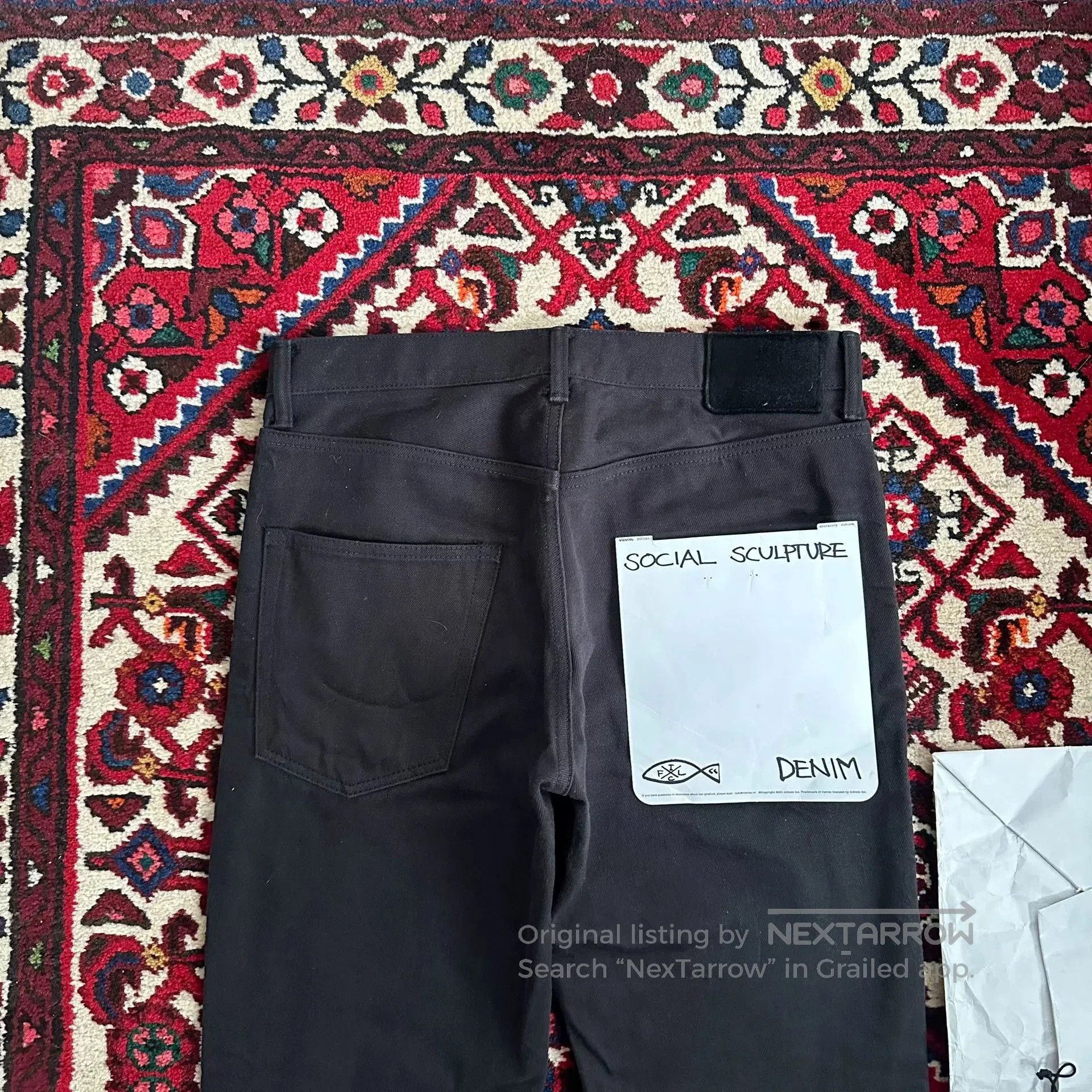 Visvim visvim black denim pants W32 L30. Size US 32 / EU 48 - 4 Thumbnail