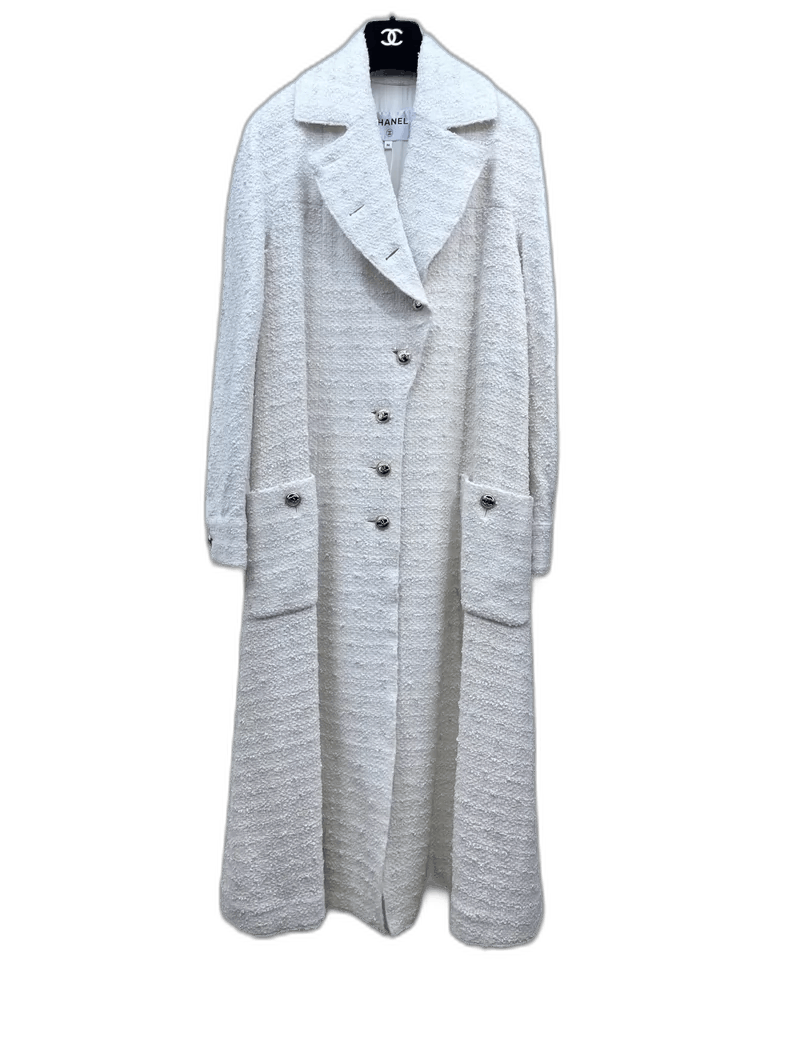 Chanel Chanel Long Pearl Coat from Equestrian Collection -2505 Size US S / EU 44-46 / 1 - 1 Thumbnail